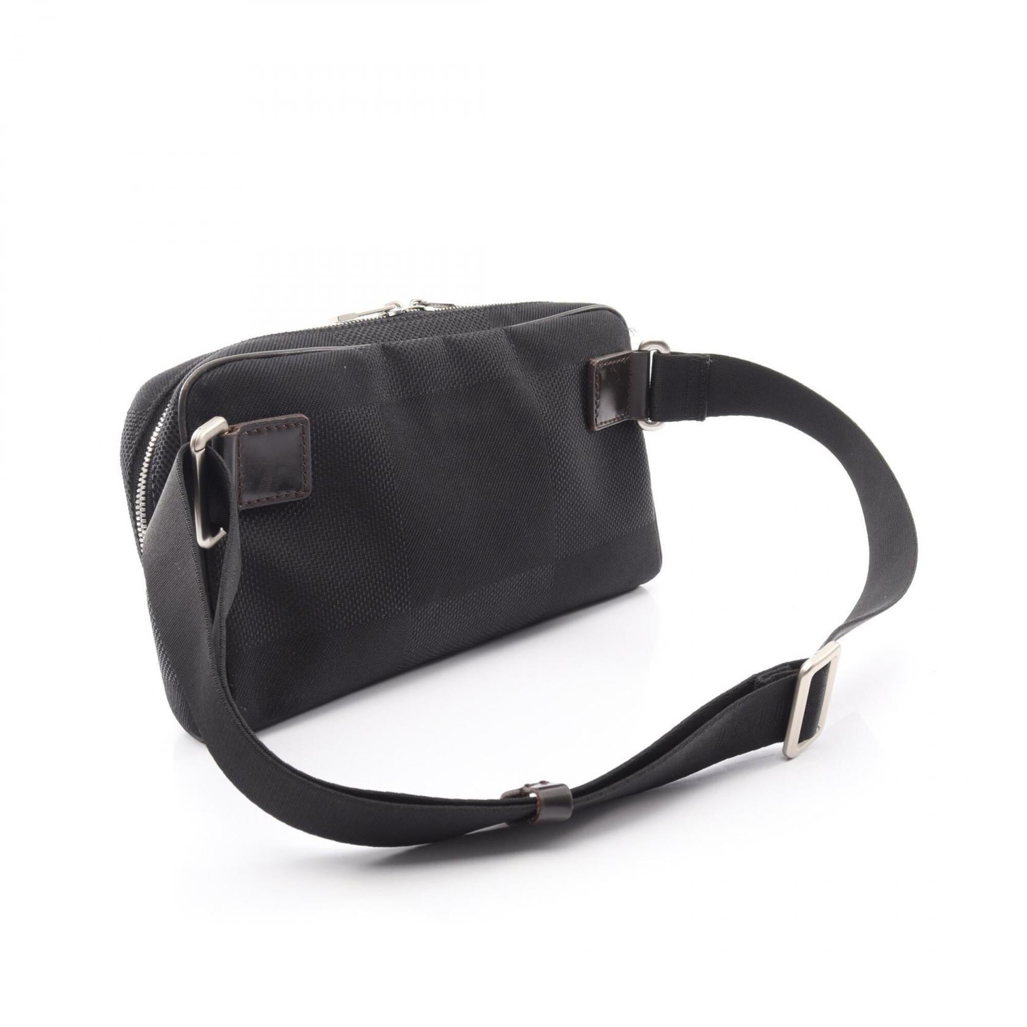 Louis Vuitton Black Noir Damier Geant Fanny Pack Handbag (Pre-Owned)
