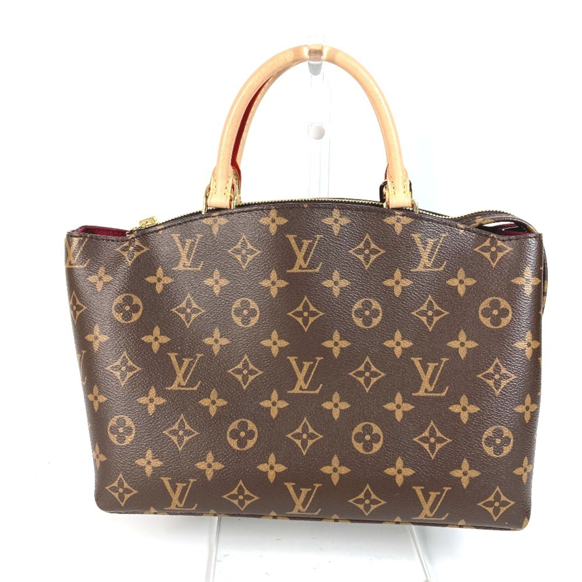 Louis Vuitton Brown Monogram Canvas Handbag Shoulder Bag Tote Bag (Pre-Owned)
