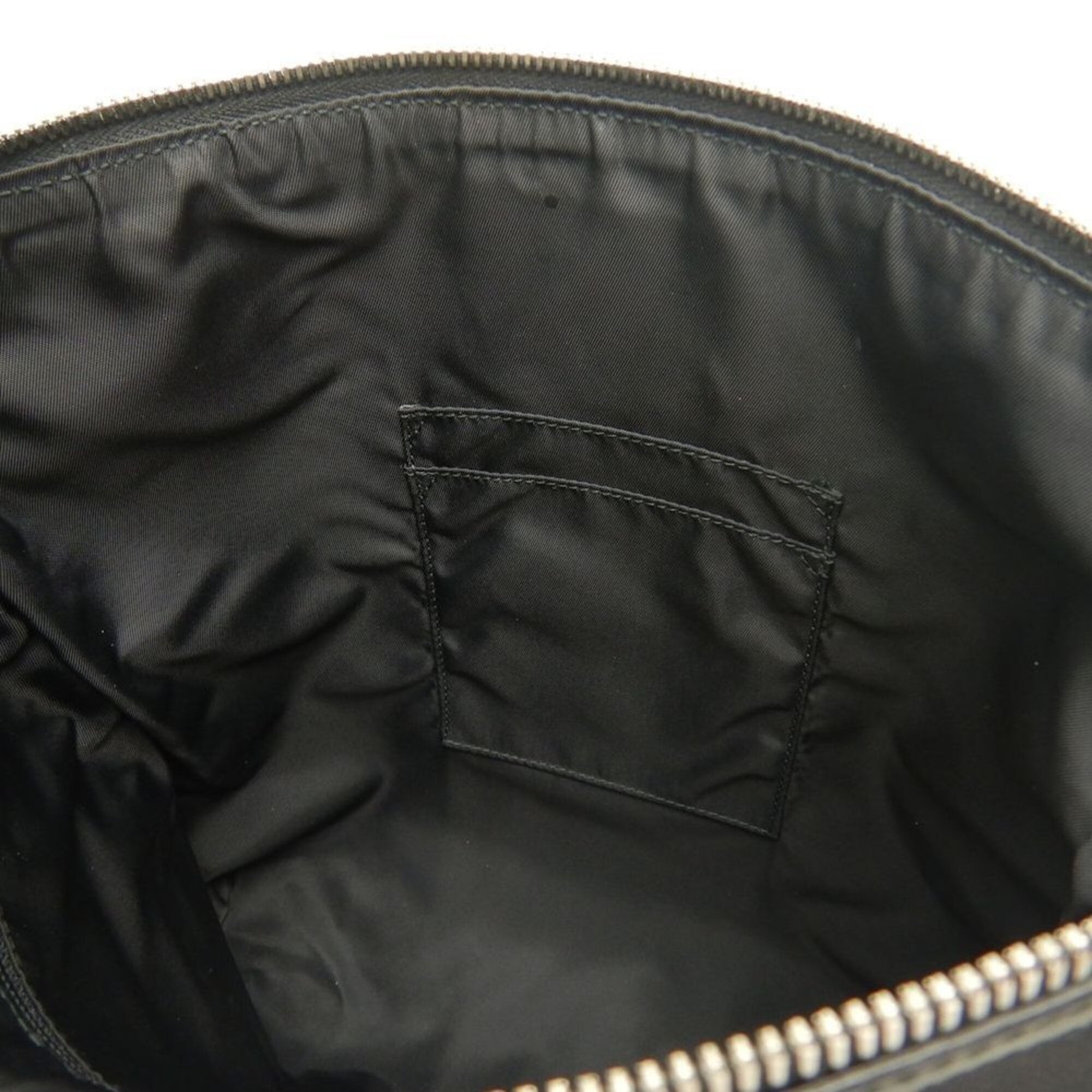 Gucci Black Canvas Leather Shoulder Bag (Pre-Owned)