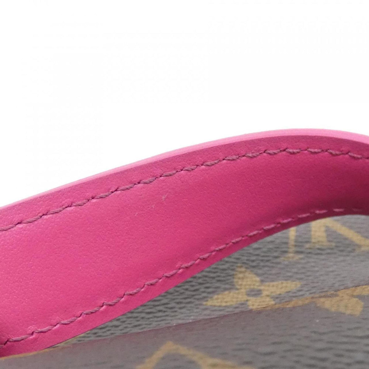 Louis Vuitton Brown Pink Coated Canvas Handbag (Pre-Owned)