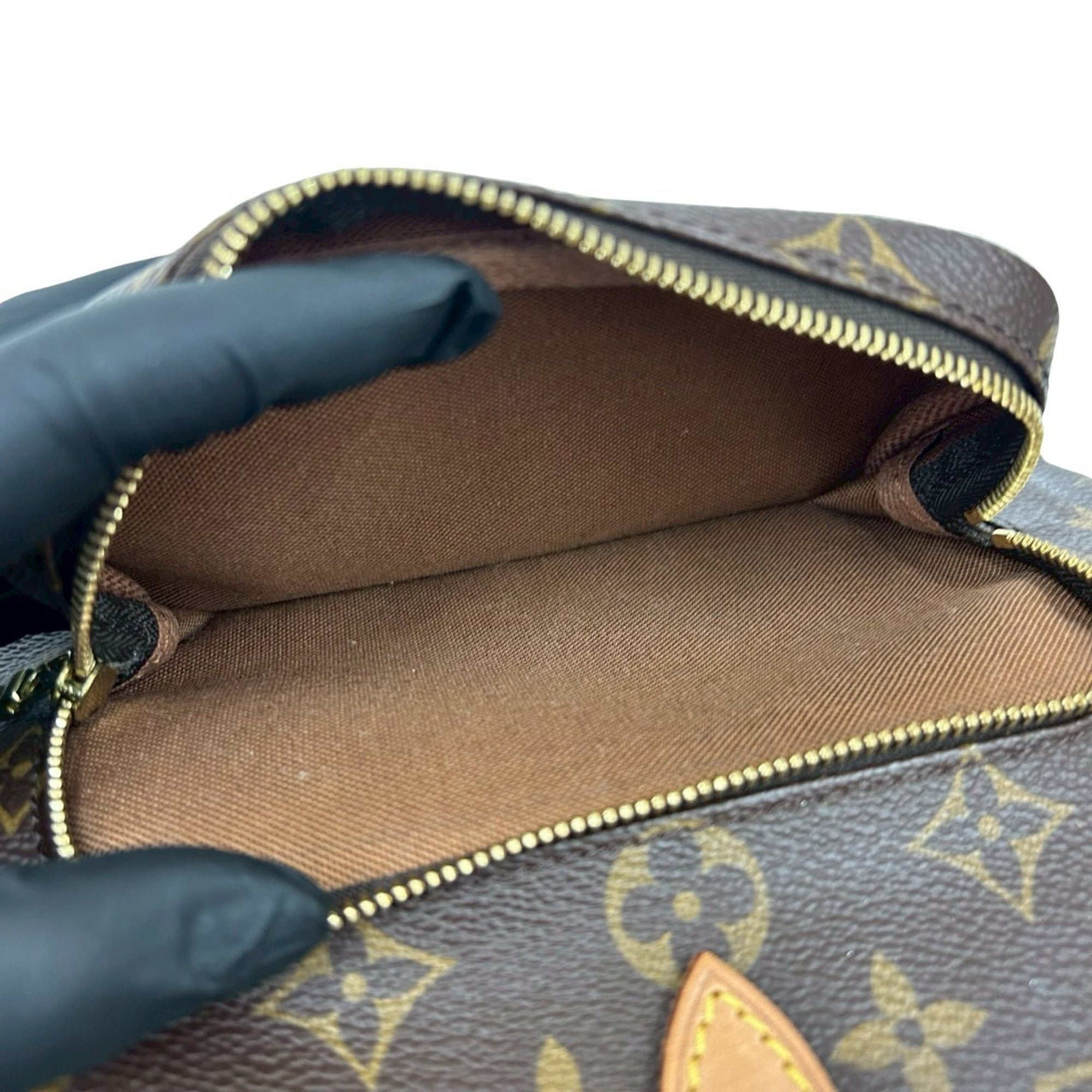 Louis Vuitton Brown Leather Pvc Backpack (Pre-Owned)