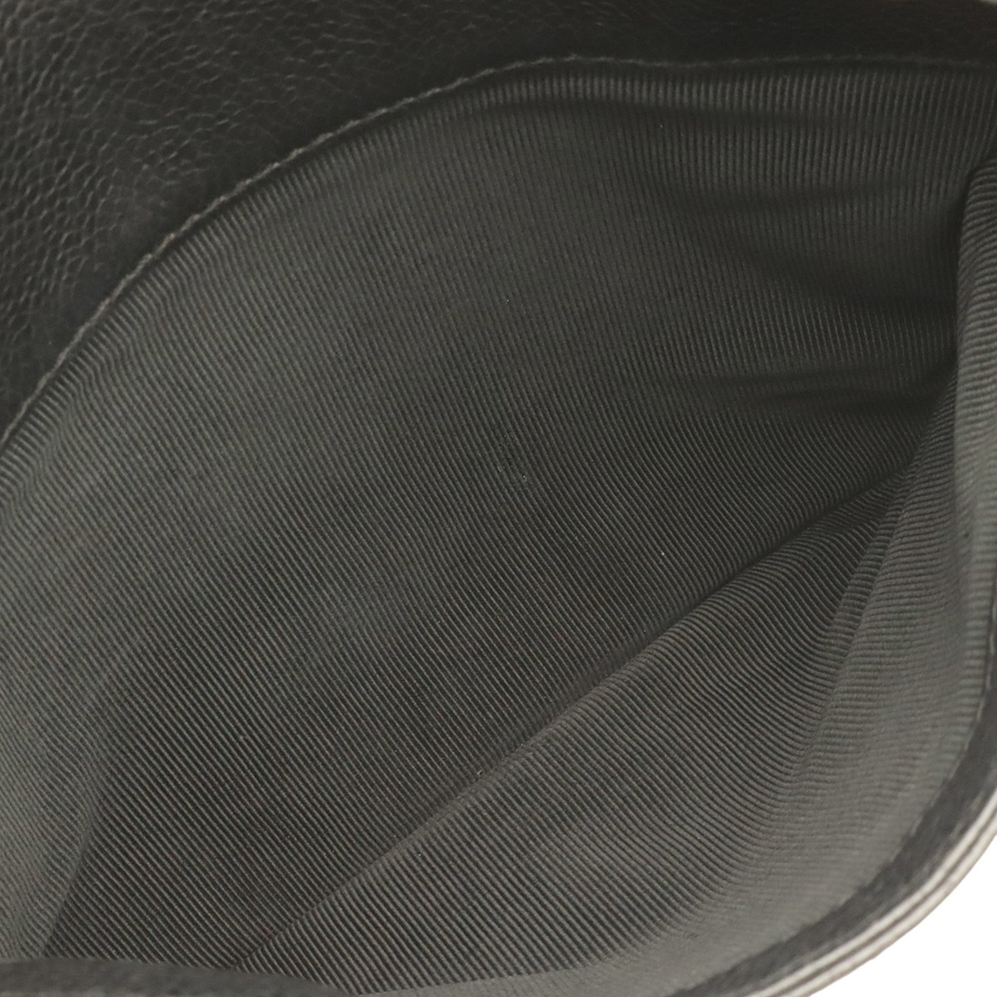 Chanel Black Grained Calfskin Shoulder Bag Tote Bag (Pre-Owned)