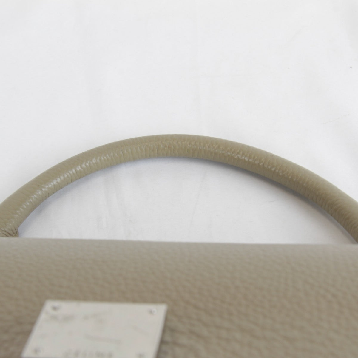 Celine Beige Leather Shoulder Bag (Pre-Owned)