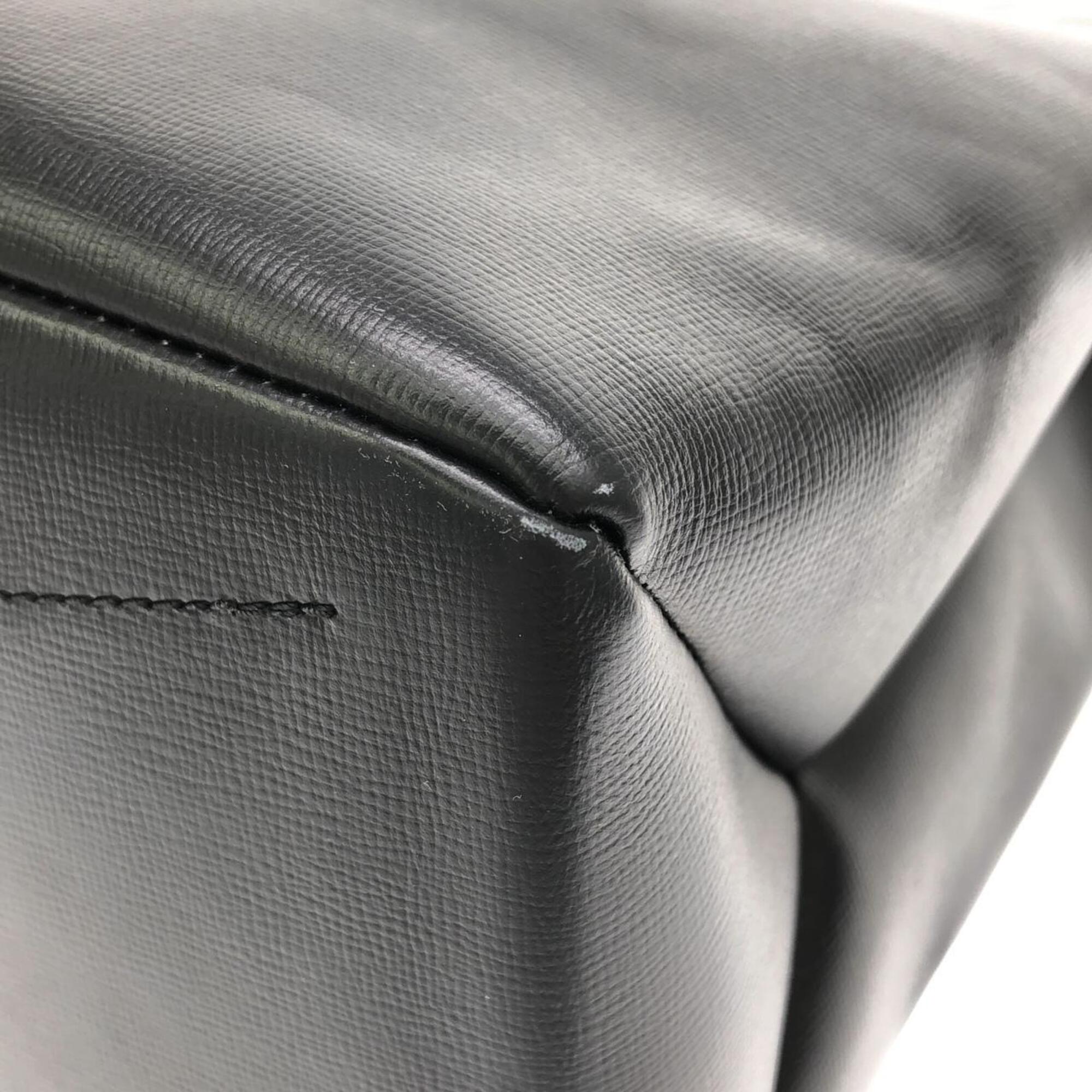 Louis Vuitton Black Leather Handbag (Pre-Owned)