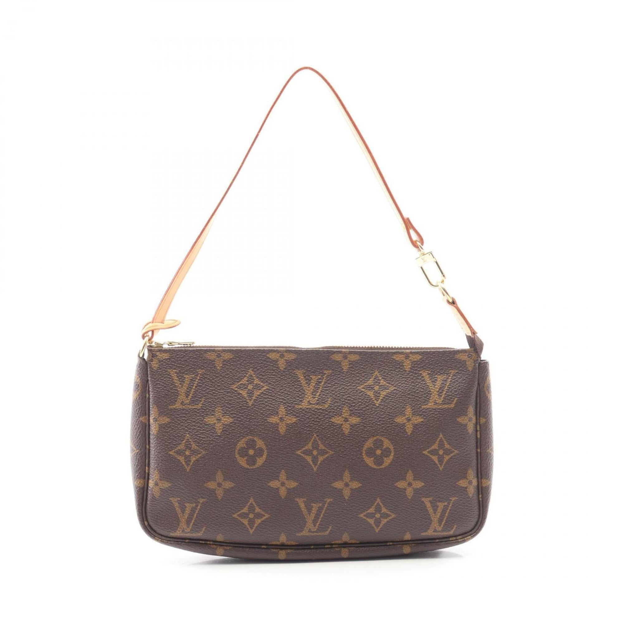 Louis Vuitton Brown Coated Canvas Pvc Leather Monogram Handbag (Pre-Owned)