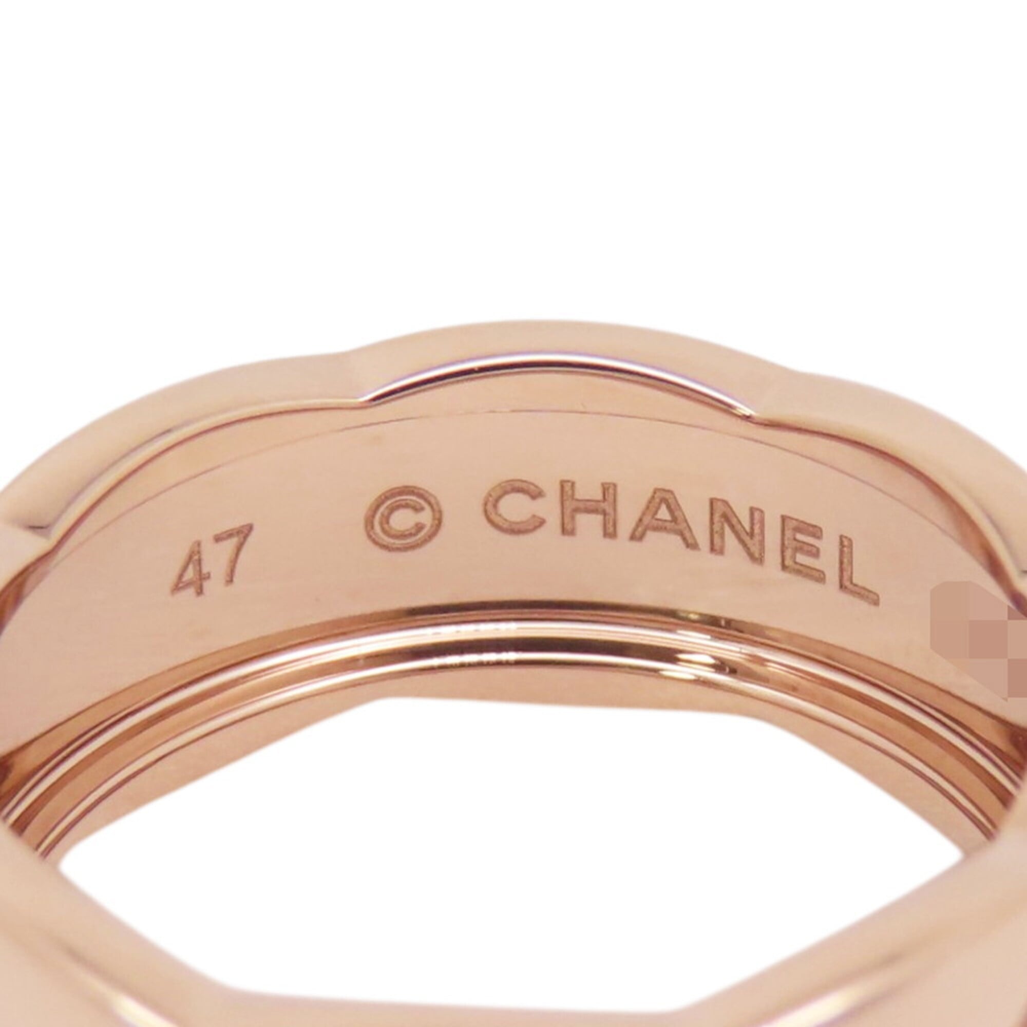 Chanel Pink Gold (18K) Band Ring (Pre-Owned)