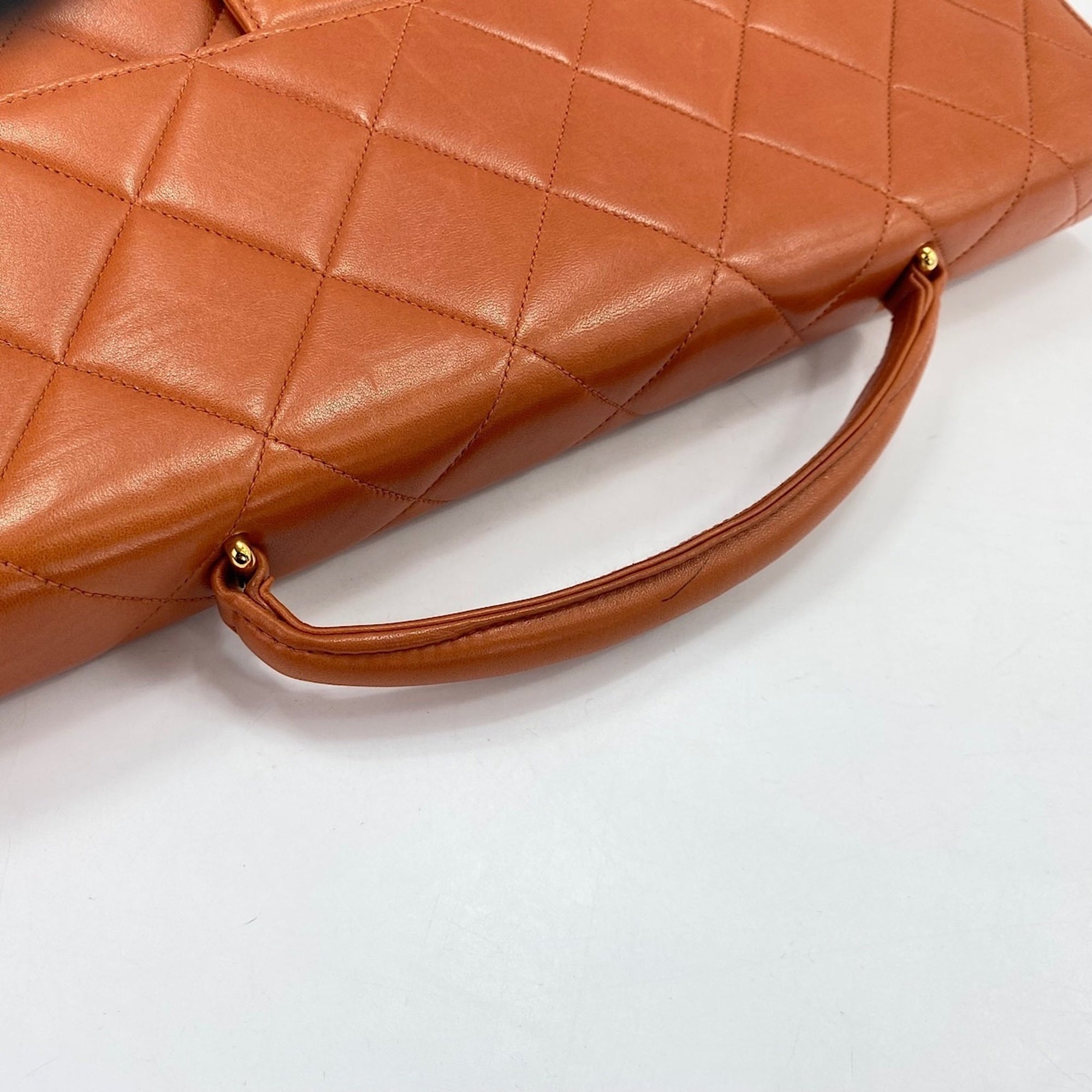Chanel Orange Handbag (Pre-Owned)