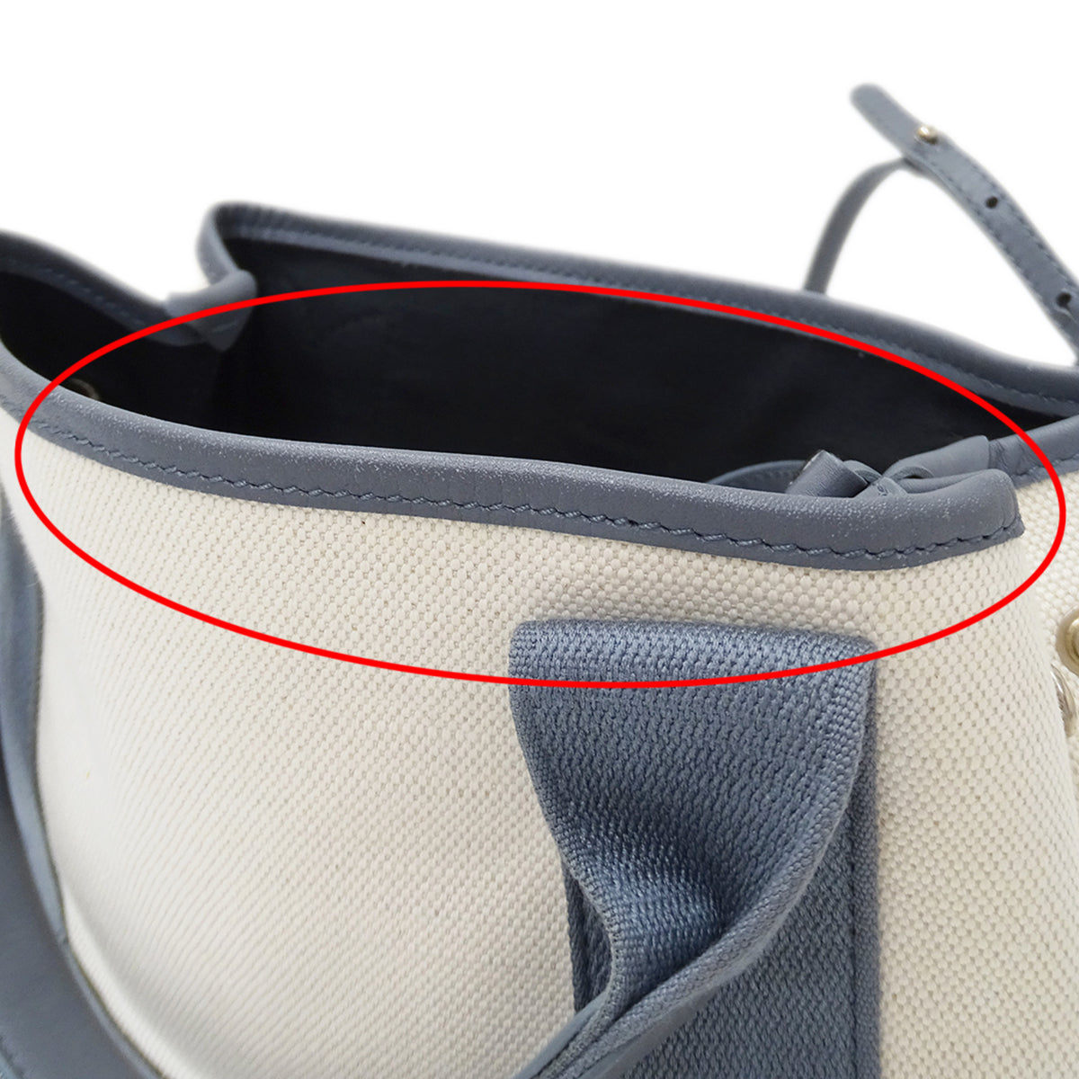 Balenciaga Gray Beige Canvas Handbag Pouch Shoulder Bag (Pre-Owned)