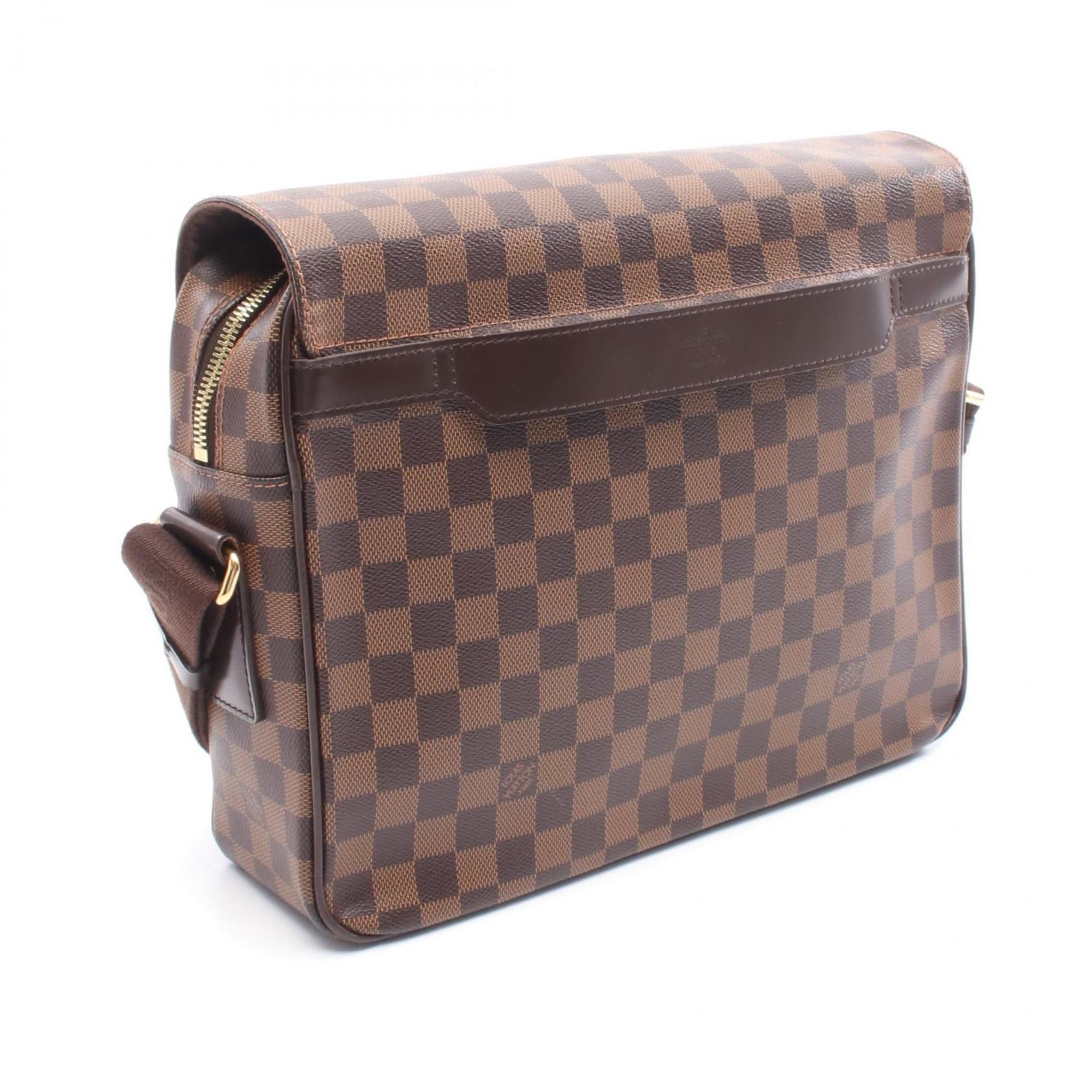 Louis Vuitton Brown Damier Canvas Coated Canvas Leather Shoulder Bag (Pre-Owned)