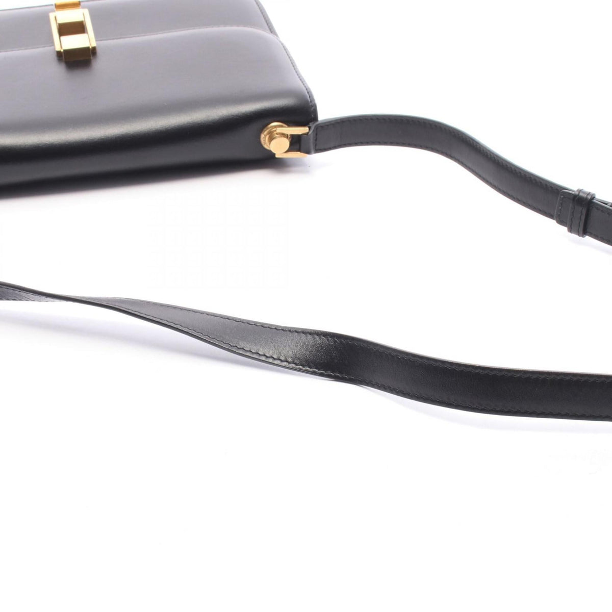 Saint Laurent Black Leather Handbag Shoulder Bag (Pre-Owned)