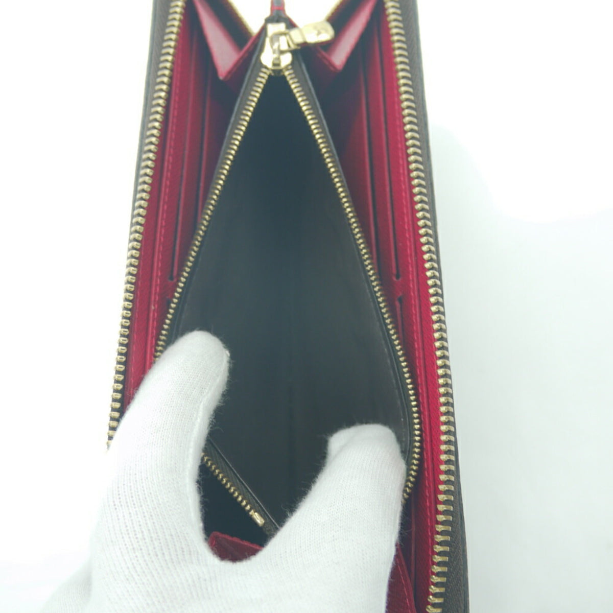 Louis Vuitton Brown Cerise Damier Canvas Long Wallet (Bi-Fold) (Pre-Owned)