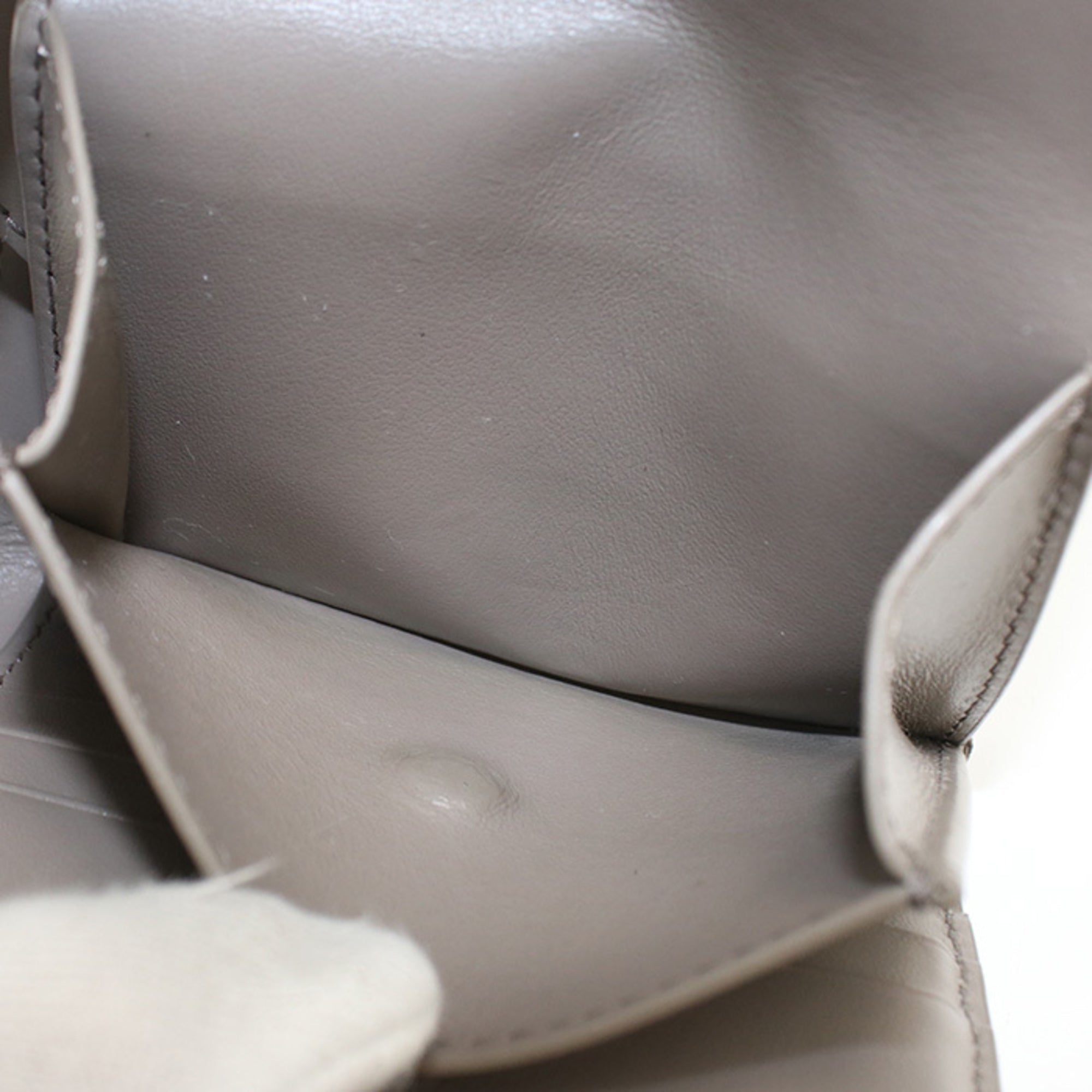 Celine Beige Leather Wallet (Tri-Fold) (Pre-Owned)
