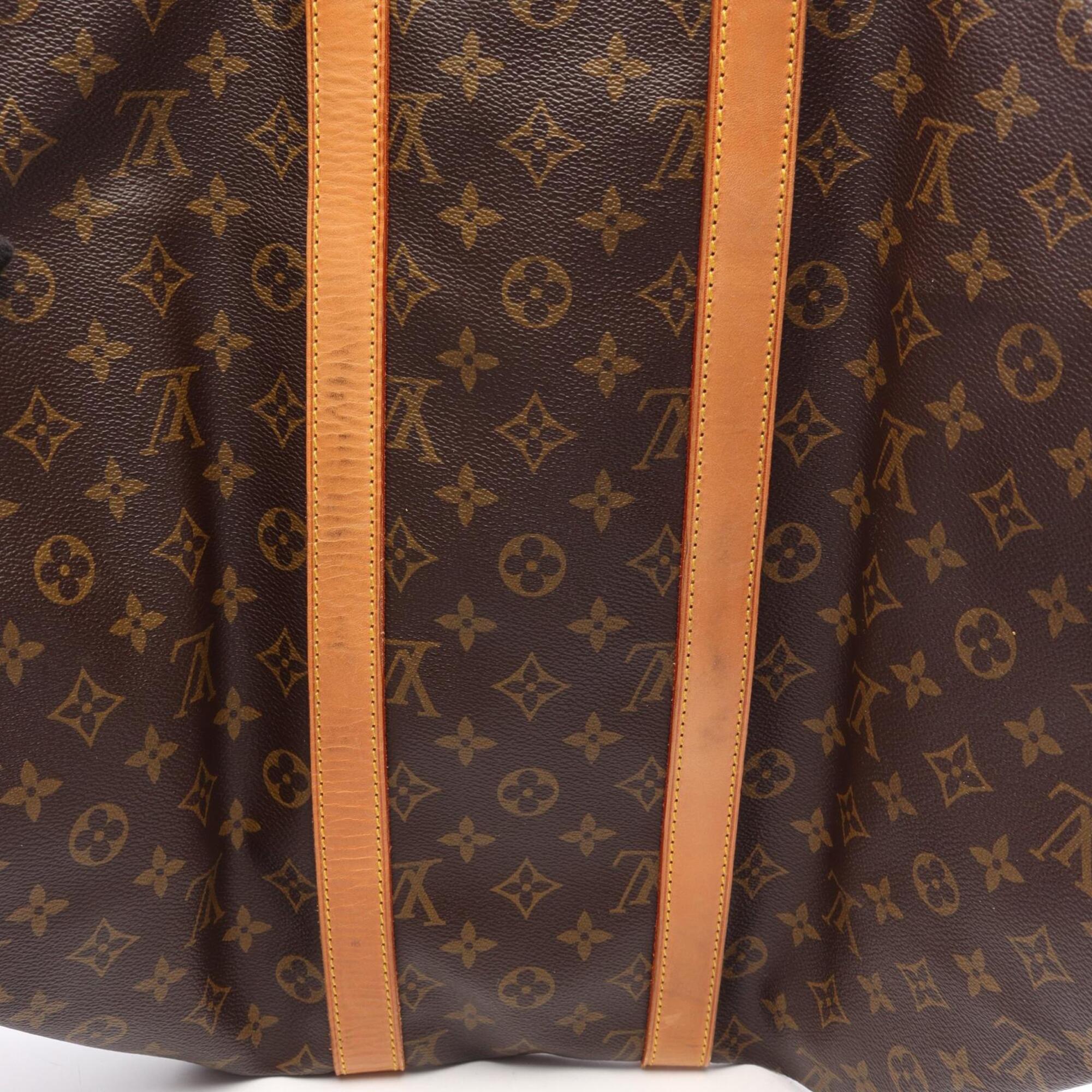 Louis Vuitton Brown Coated Canvas Pvc Leather Boston Bag Handbag (Pre-Owned)