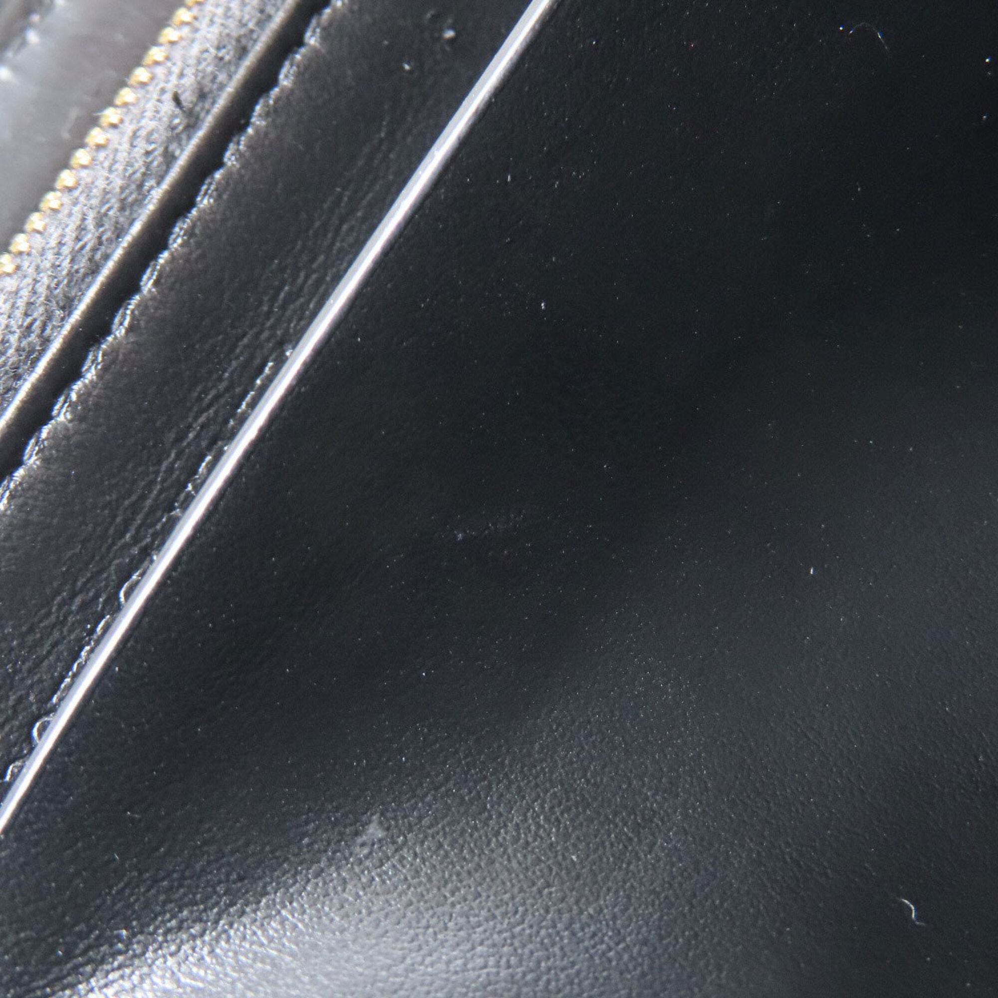Bottega Veneta Black Leather Long Wallet (Bi-Fold) (Pre-Owned)