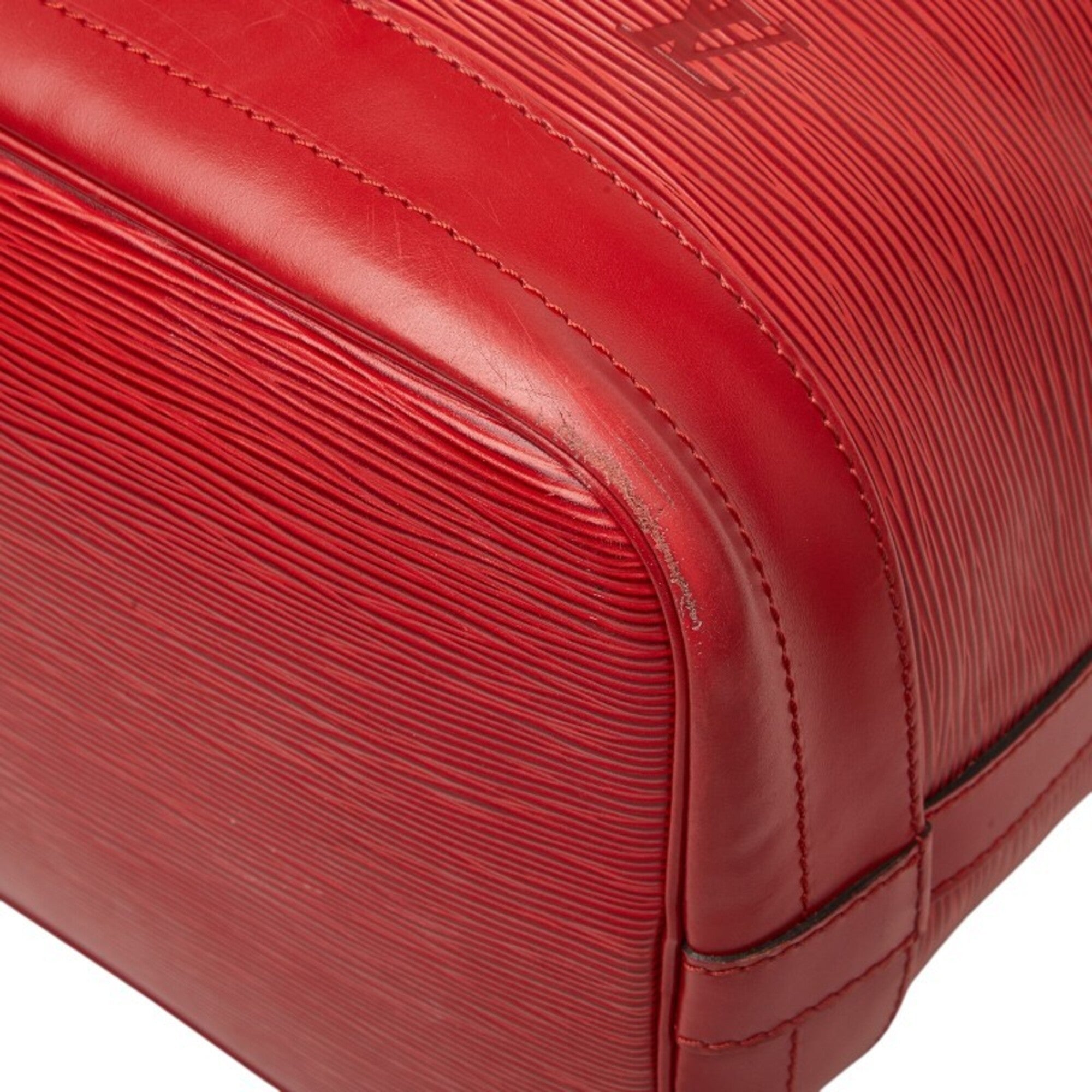 Louis Vuitton Castilian Red Leather Shoulder Bag (Pre-Owned)