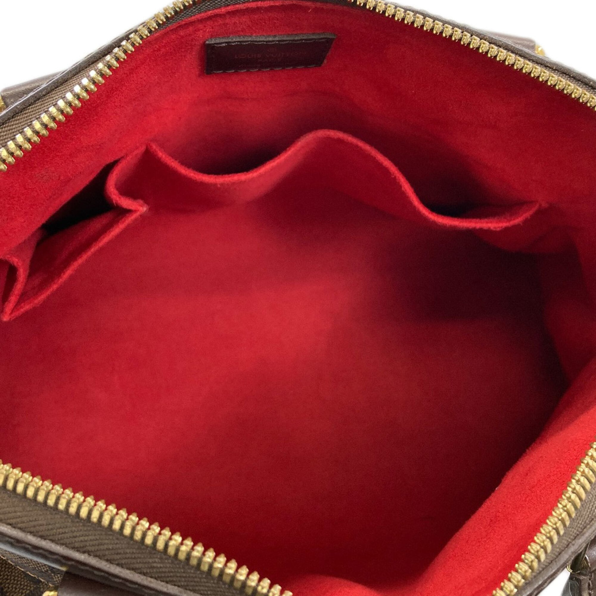 Louis Vuitton Brown Damier Canvas Handbag (Pre-Owned)