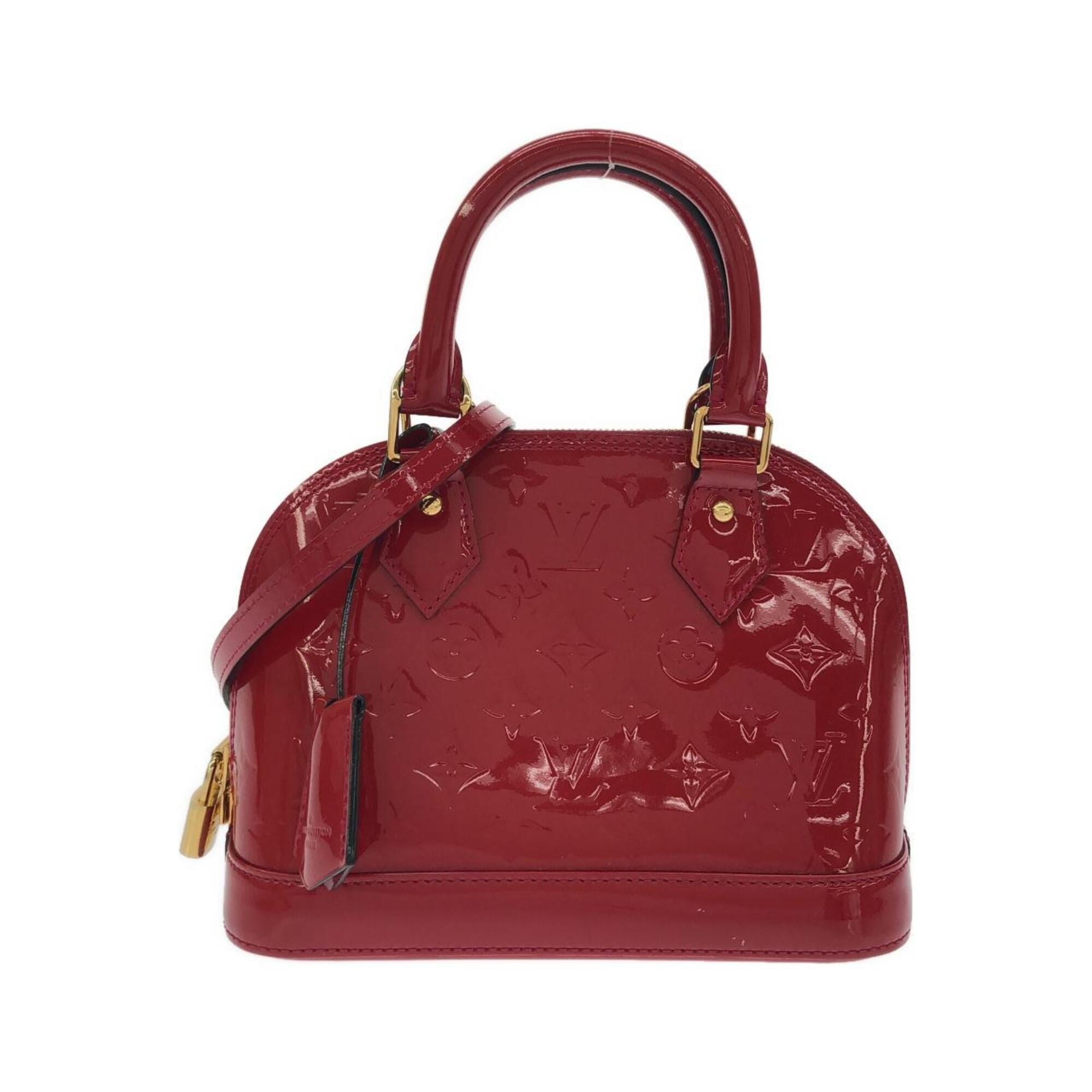 Louis Vuitton Vernis Cerise Leather Handbag (Pre-Owned)