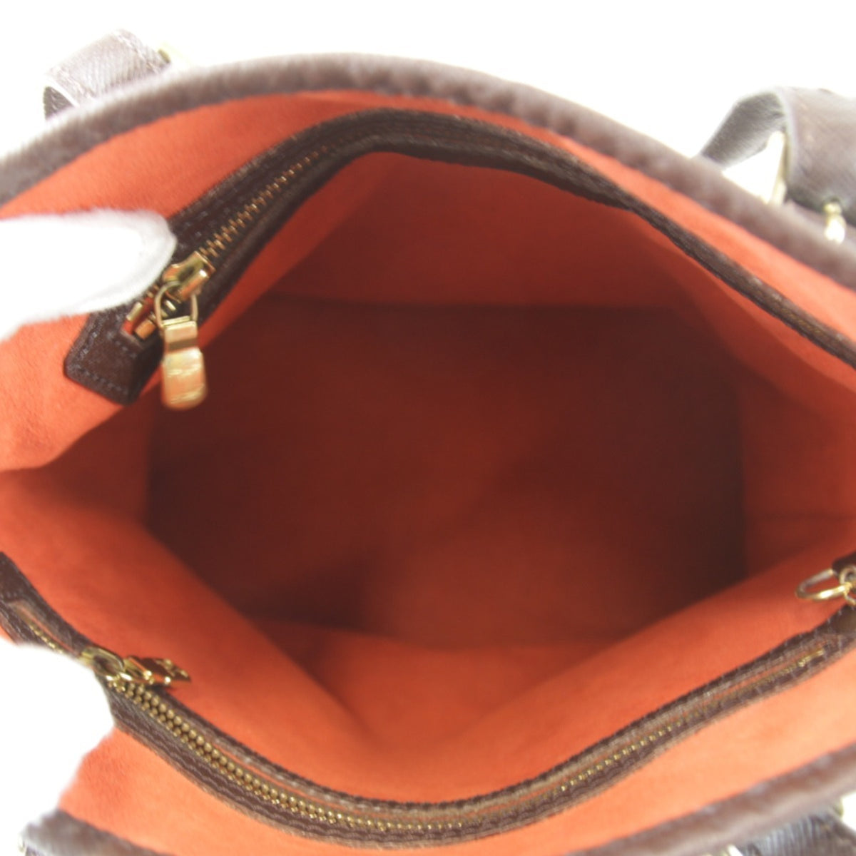 Louis Vuitton Black Damier Canvas Red Color White Damier Canvas Shoulder Bag (Pre-Owned)