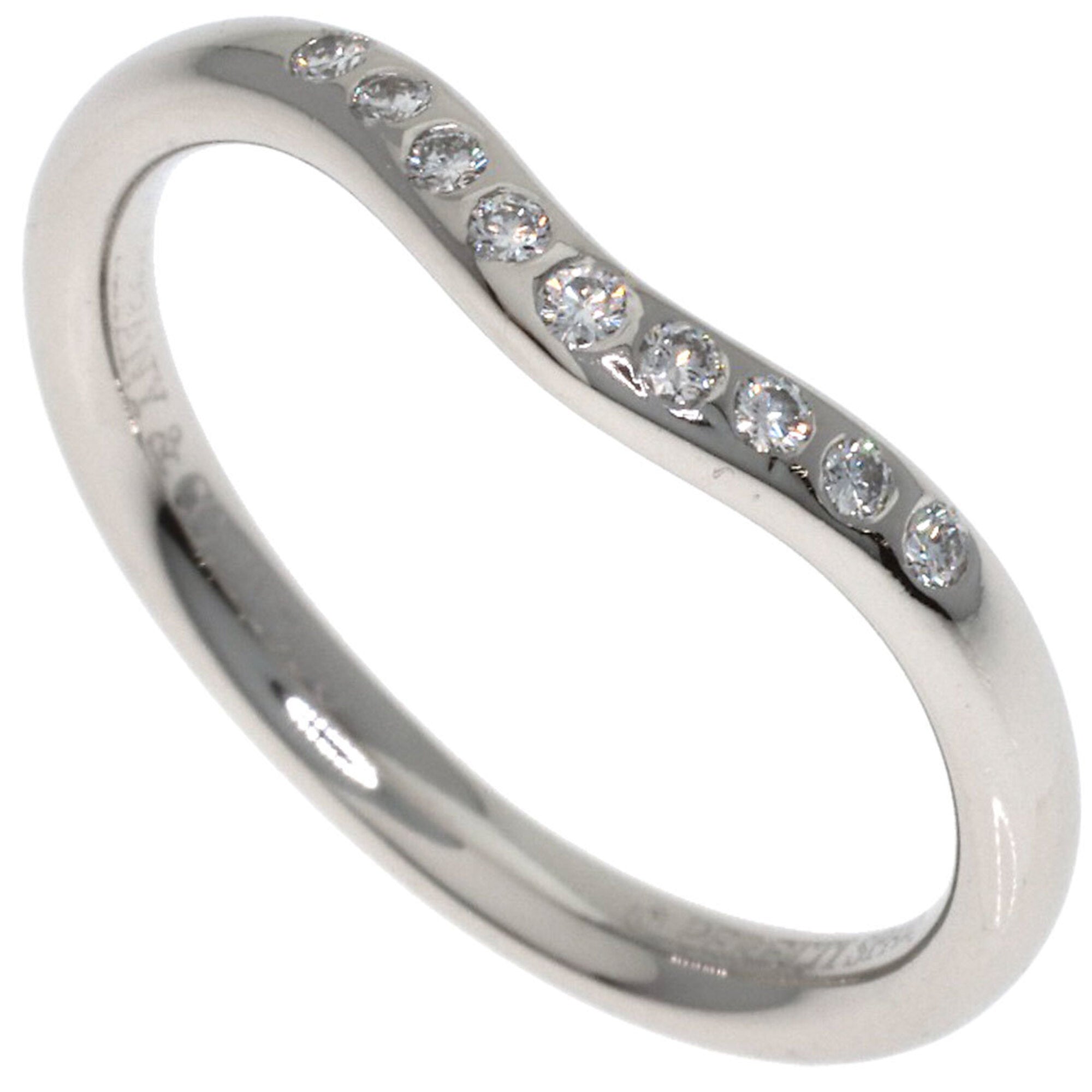 Tiffany Platinum 950 Band Ring (Pre-Owned)