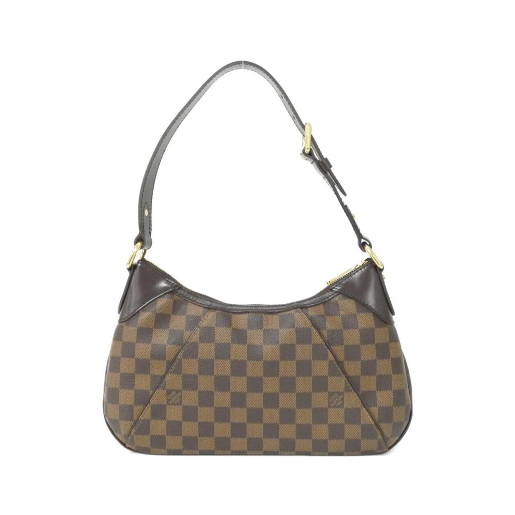 Louis Vuitton Ebene Coated Canvas Shoulder Bag (Pre-Owned)