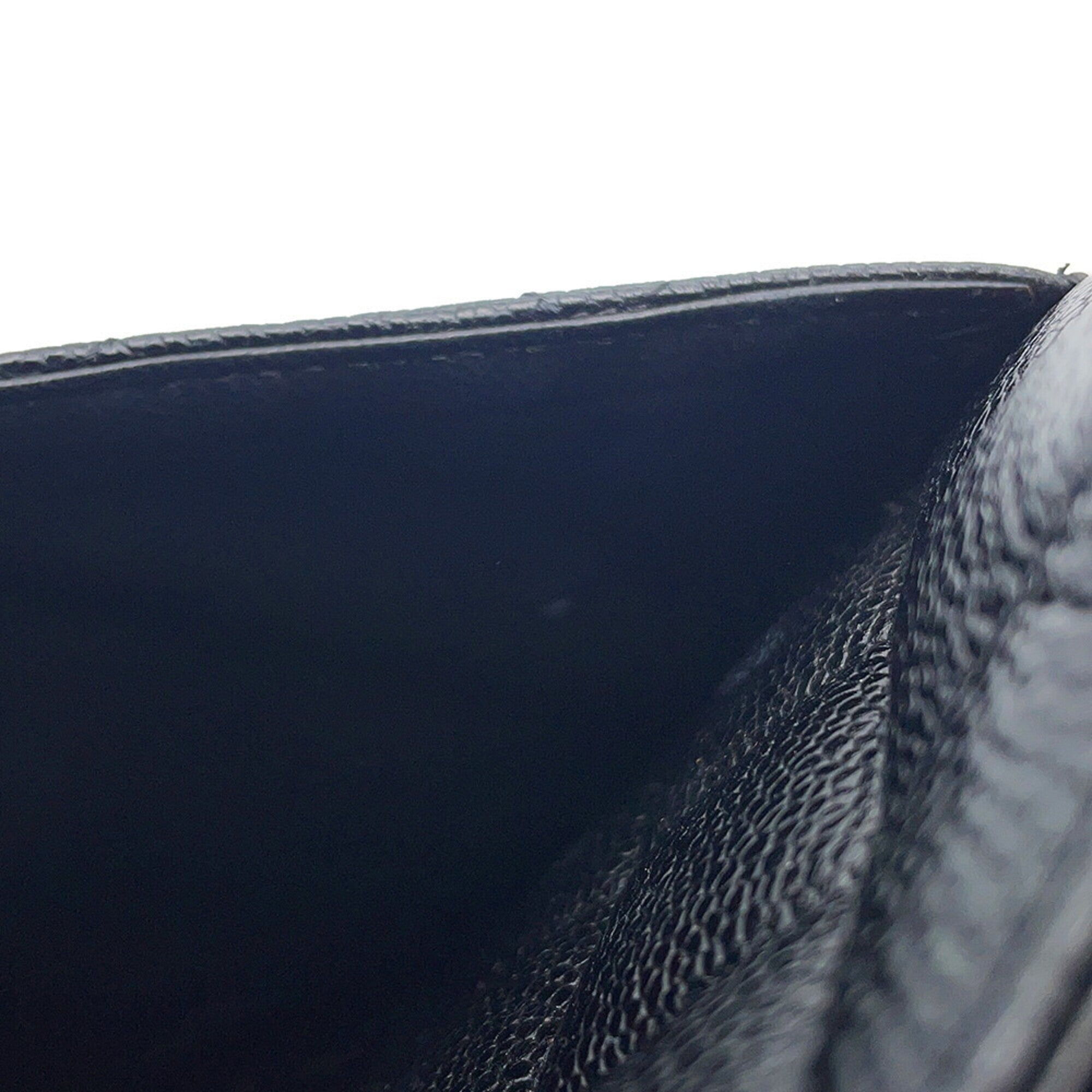 Chanel Matelasse Black Leather Handbag Tote Bag (Pre-Owned)