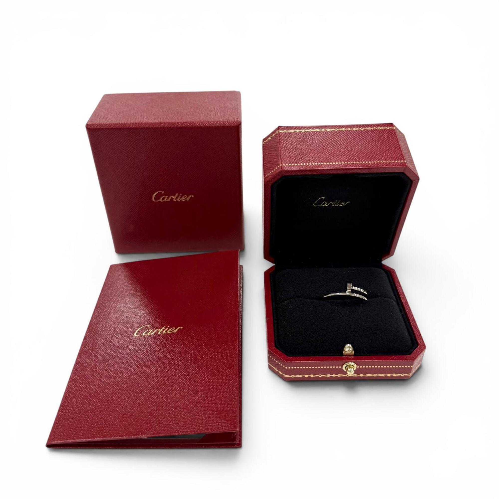Cartier White Gold White Gold (18K) Band Ring (Pre-Owned)