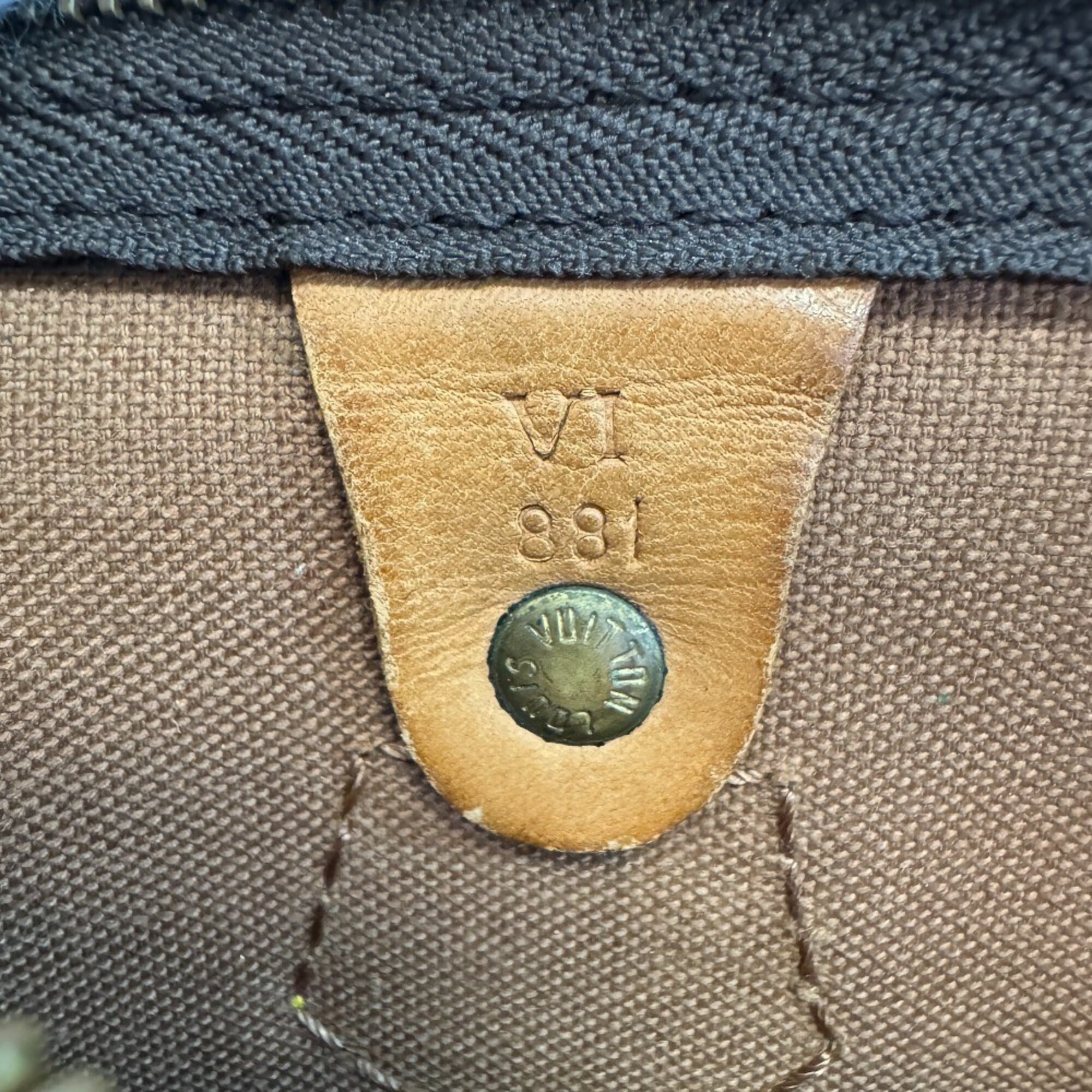 Louis Vuitton Brown Monogram Canvas Boston Bag (Pre-Owned)