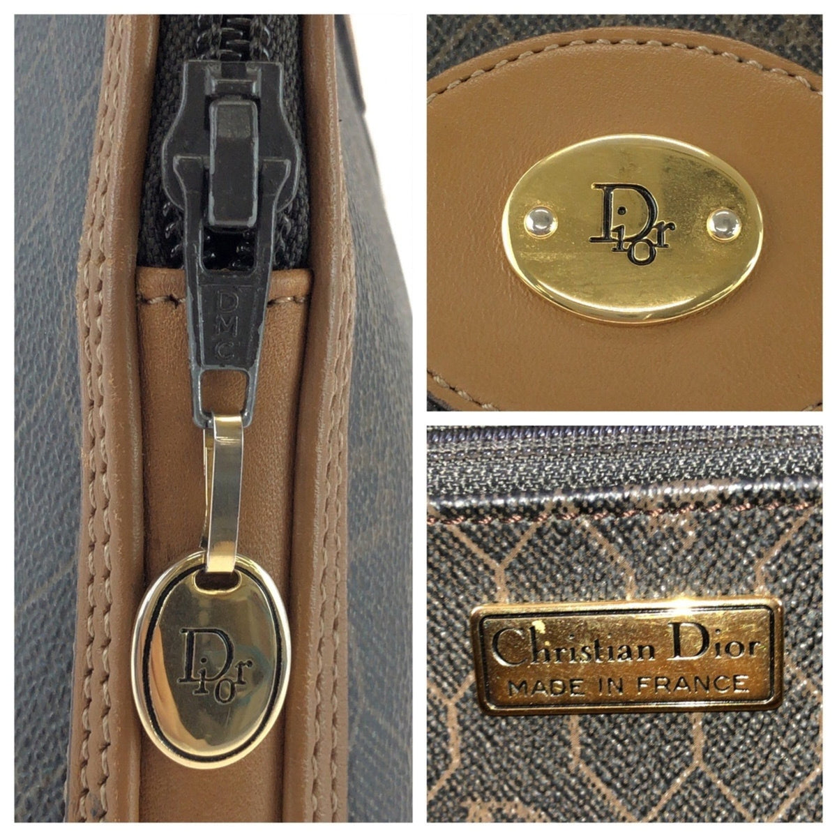 Christian Dior Brown Pvc Handbag (Pre-Owned)