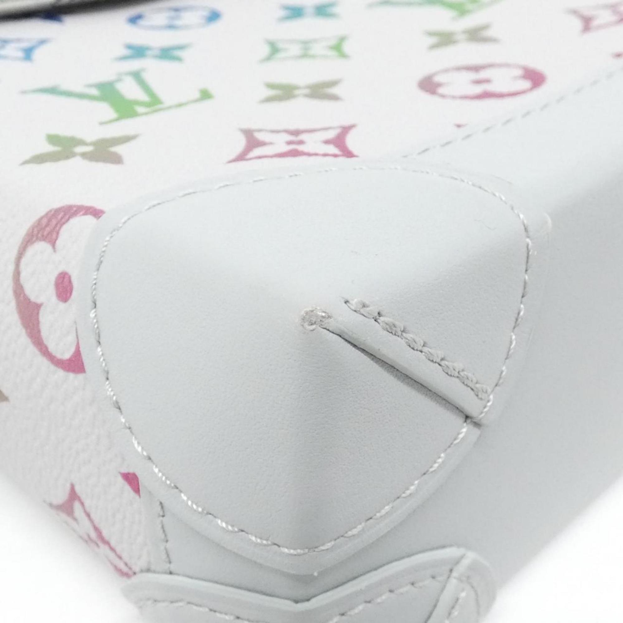 Louis Vuitton Gray Coated Canvas Shoulder Bag (Pre-Owned)