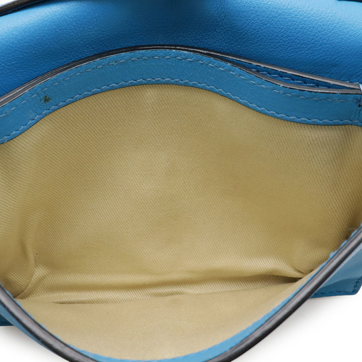 Valentino Garavani Blue Leather Clutch Bag Shoulder Bag (Pre-Owned)