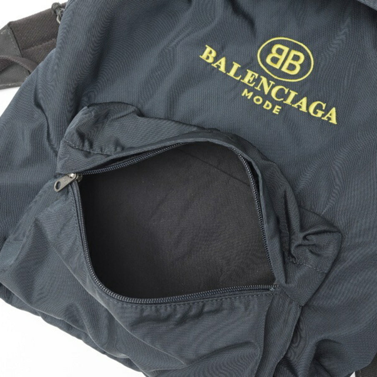 Balenciaga Navy Nylon Backpack (Pre-Owned)