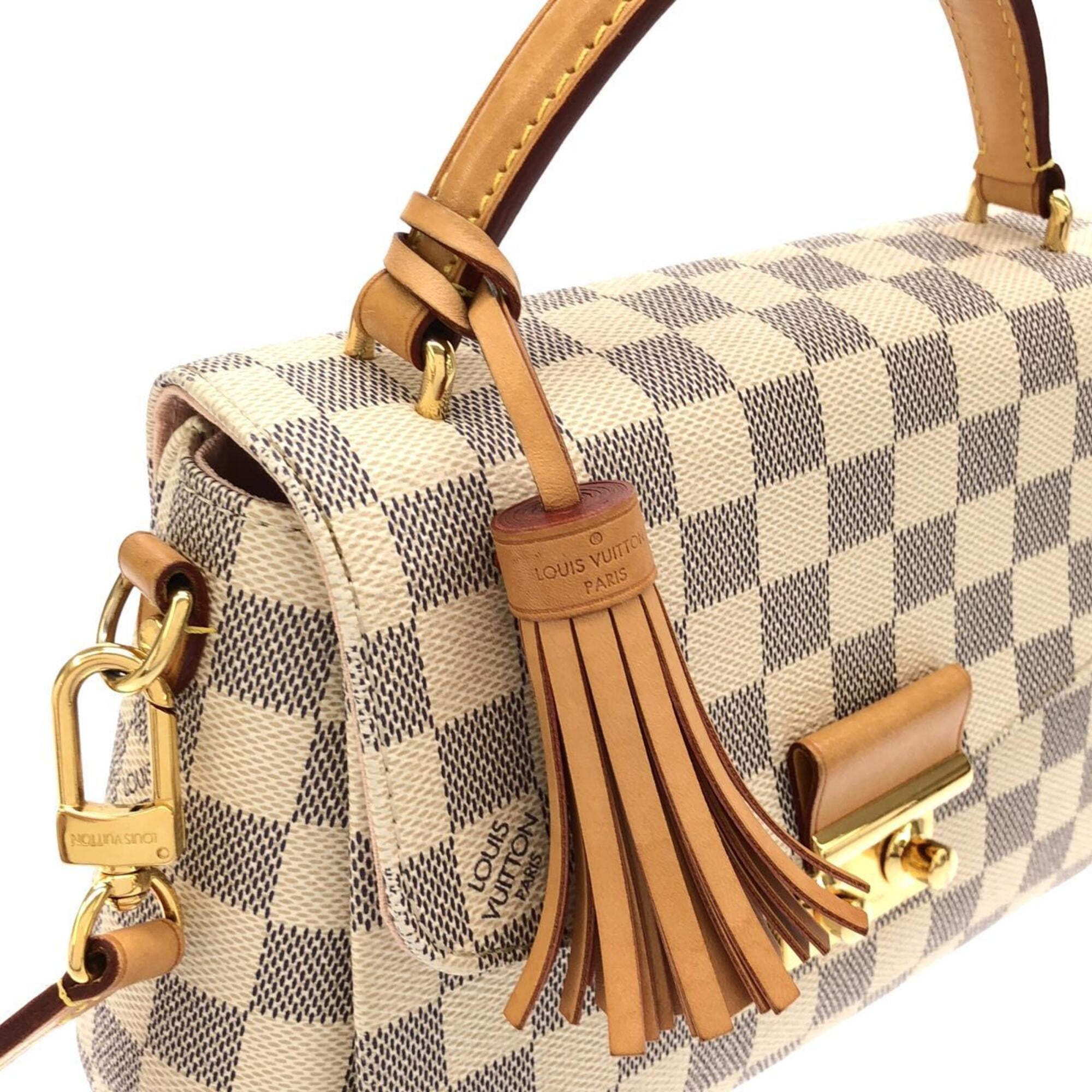 Louis Vuitton Azur Coated Canvas Handbag (Pre-Owned)