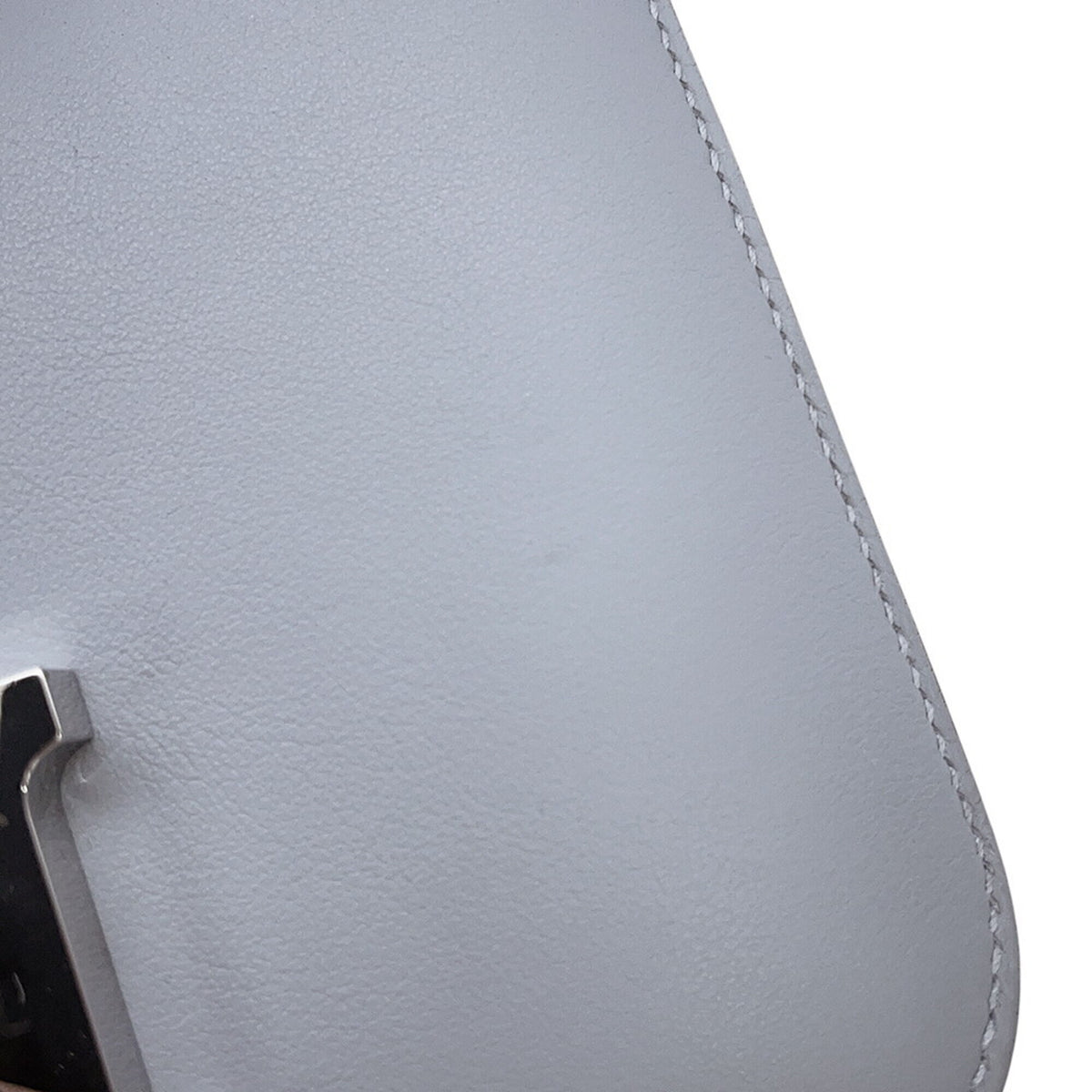 Hermes Constance Silver Swift Leather Handbag Shoulder Bag (Pre-Owned)