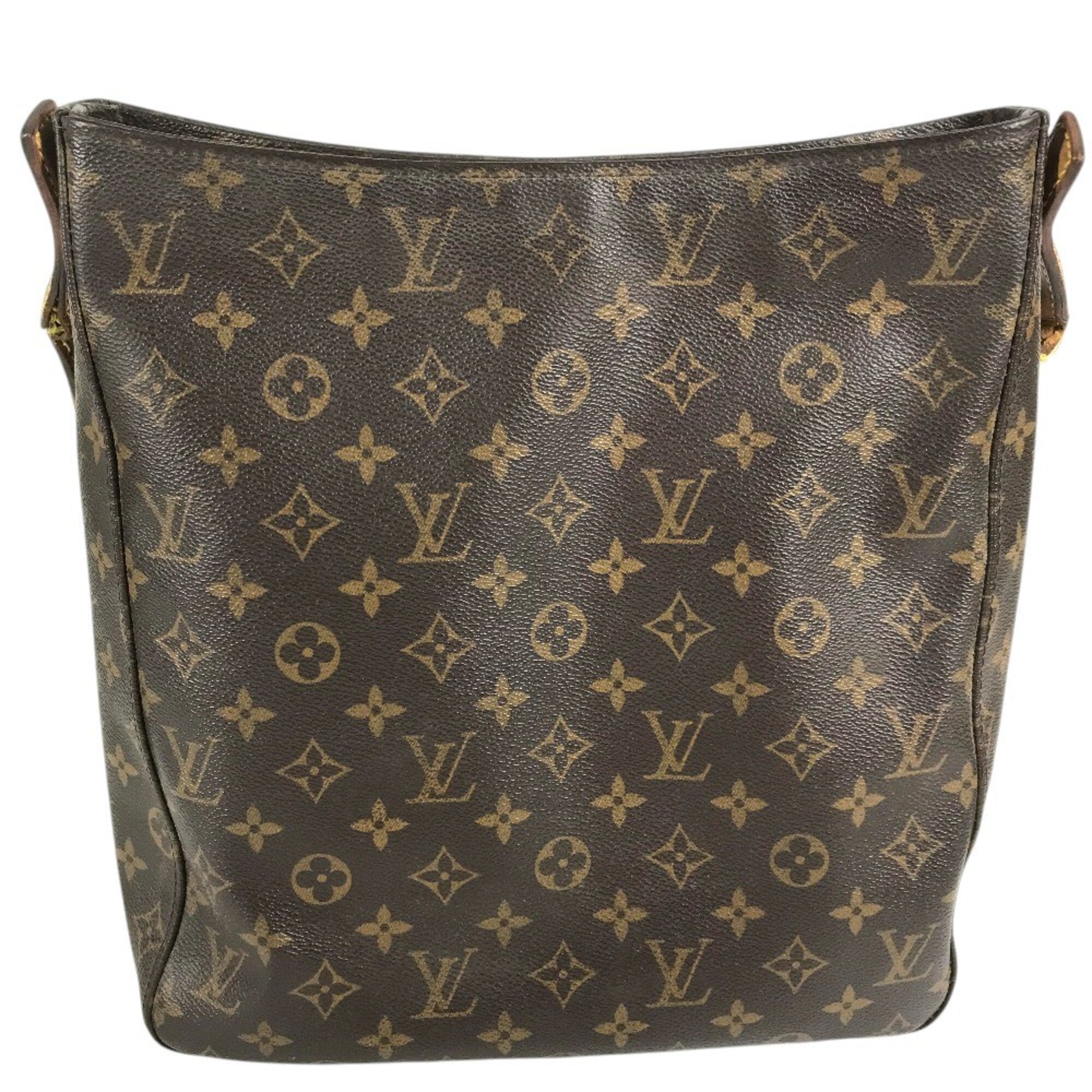 Louis Vuitton Brown Monogram Canvas Handbag Shoulder Bag (Pre-Owned)