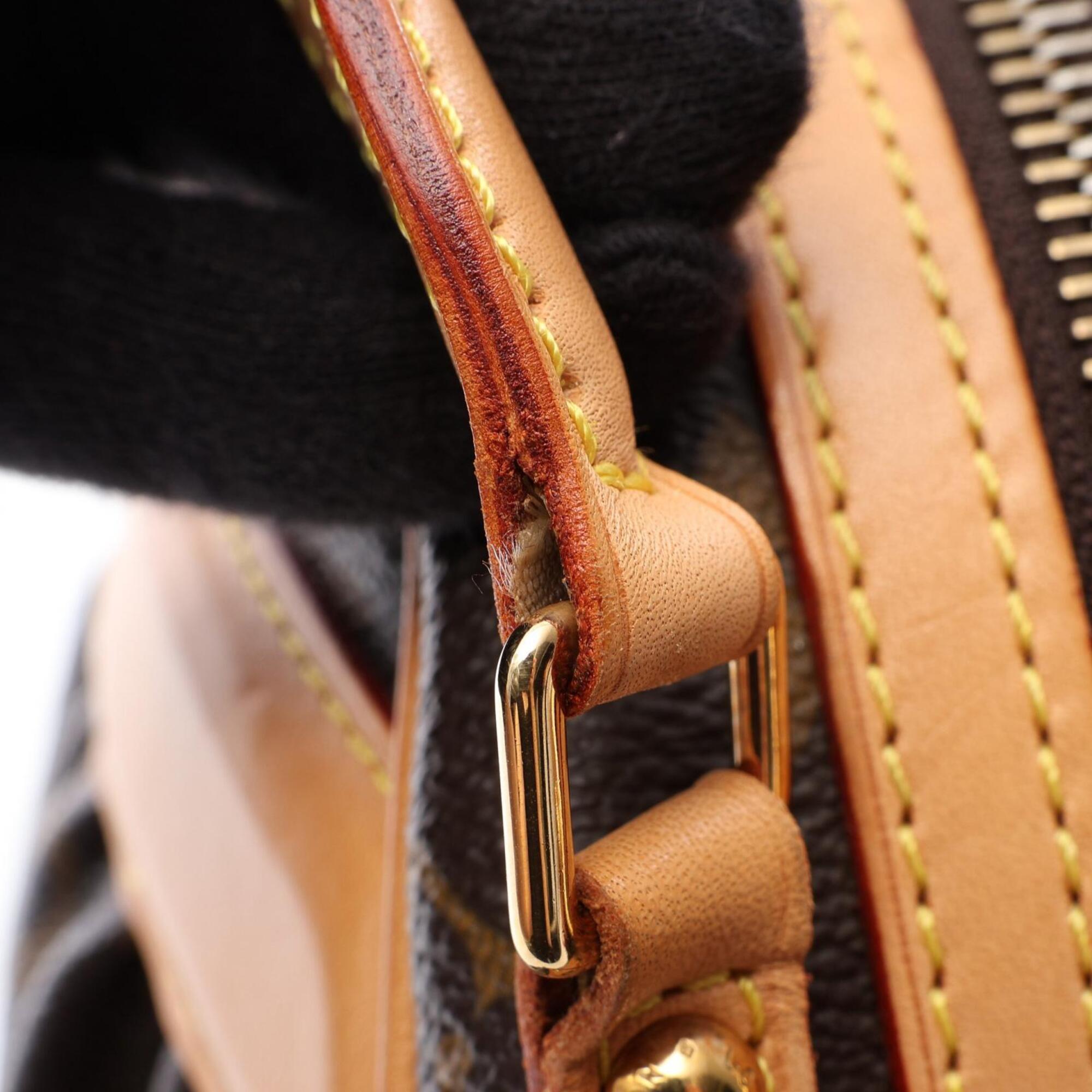 Louis Vuitton Brown Monogram Monogram Leather Handbag Shoulder Bag (Pre-Owned)