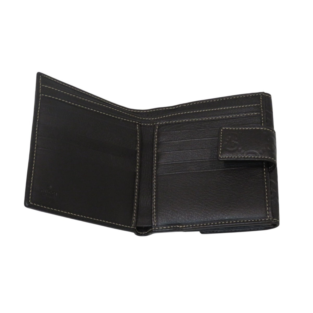 Gucci Black Leather Wallet (Bi-Fold) (Pre-Owned)