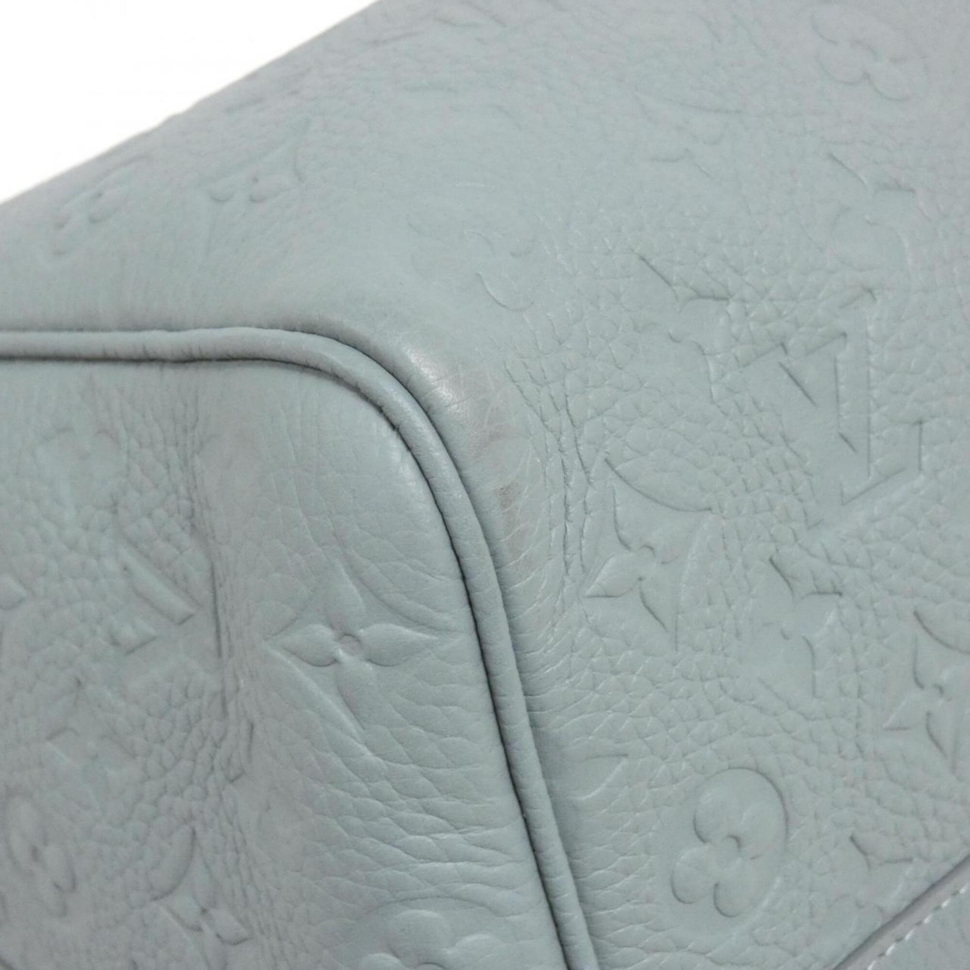 Louis Vuitton Green Vert Leather Boston Bag (Pre-Owned)