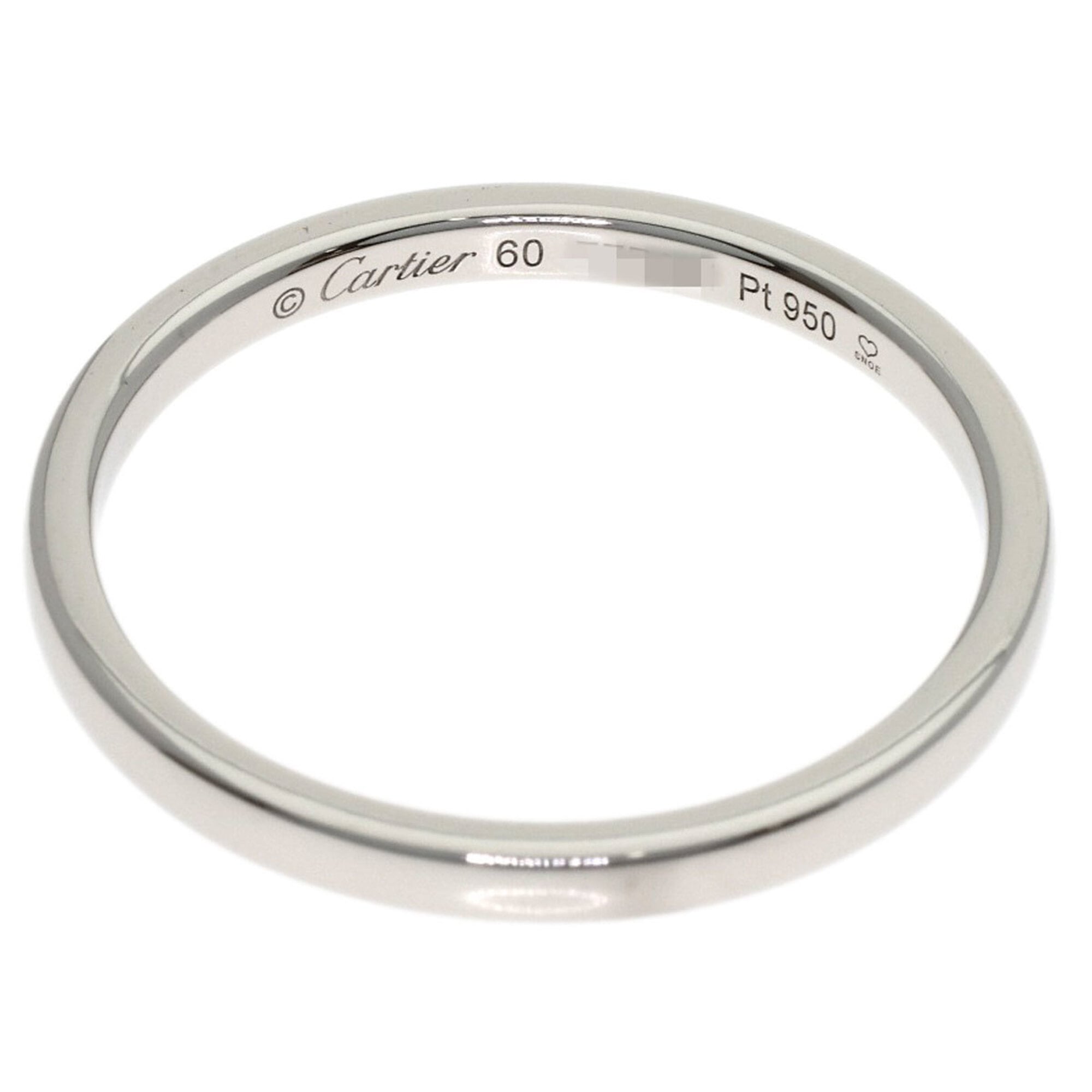 Cartier Platinum 950 Band Ring (Pre-Owned)
