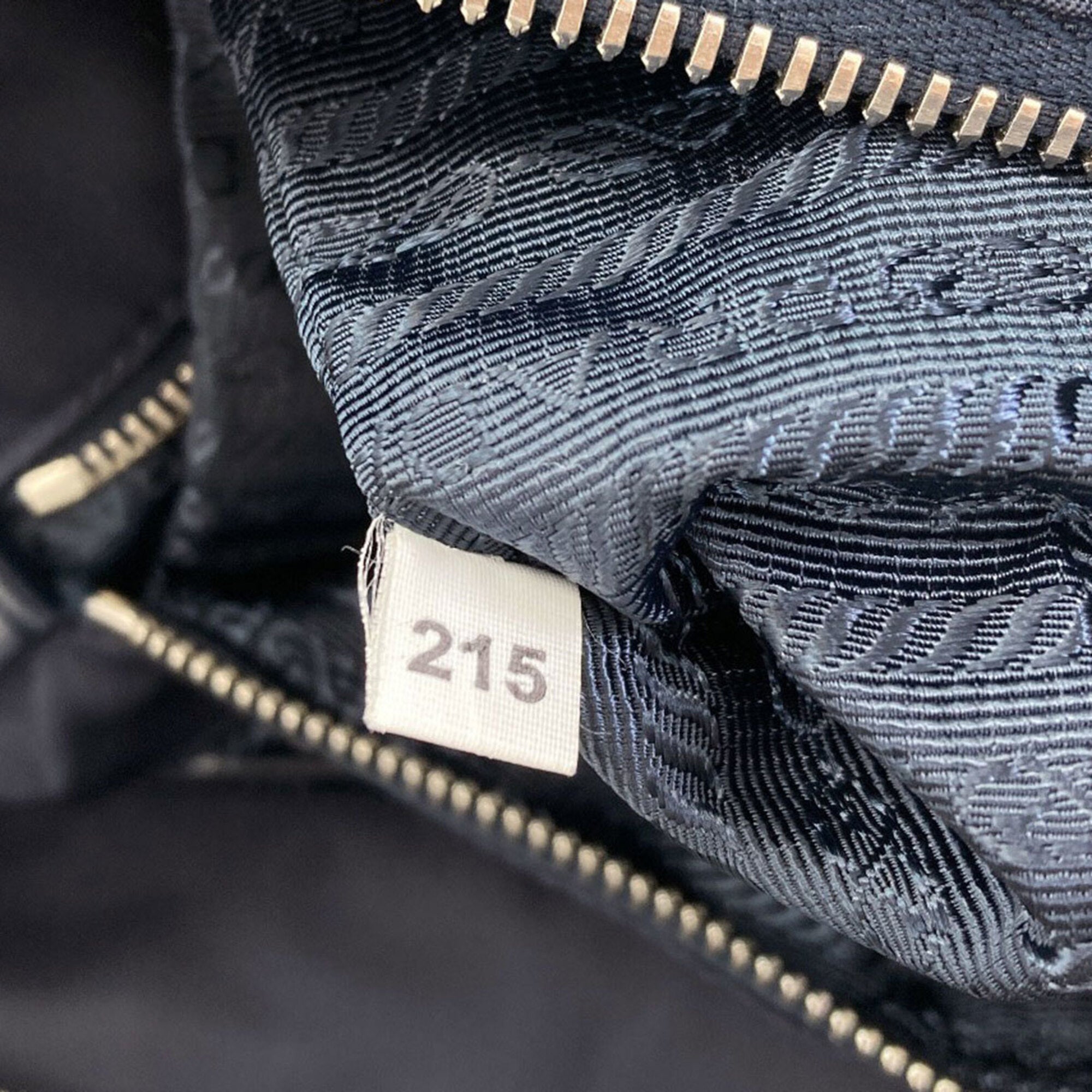 Prada Navy Nylon Handbag (Pre-Owned)