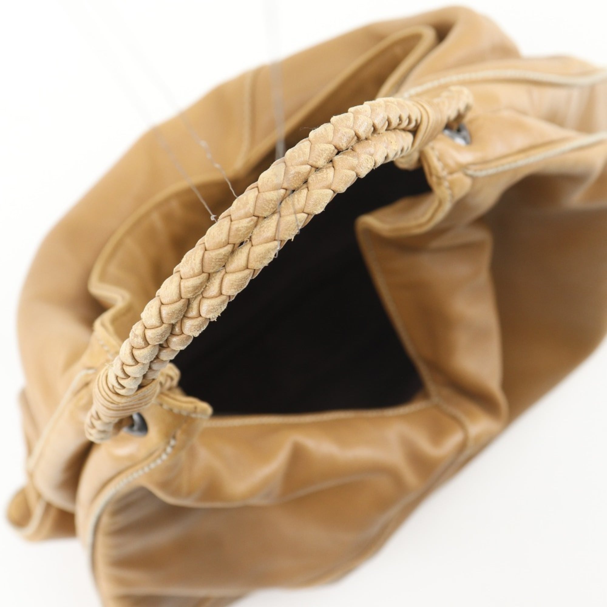 Bottega Veneta Brown Leather Shoulder Bag (Pre-Owned)