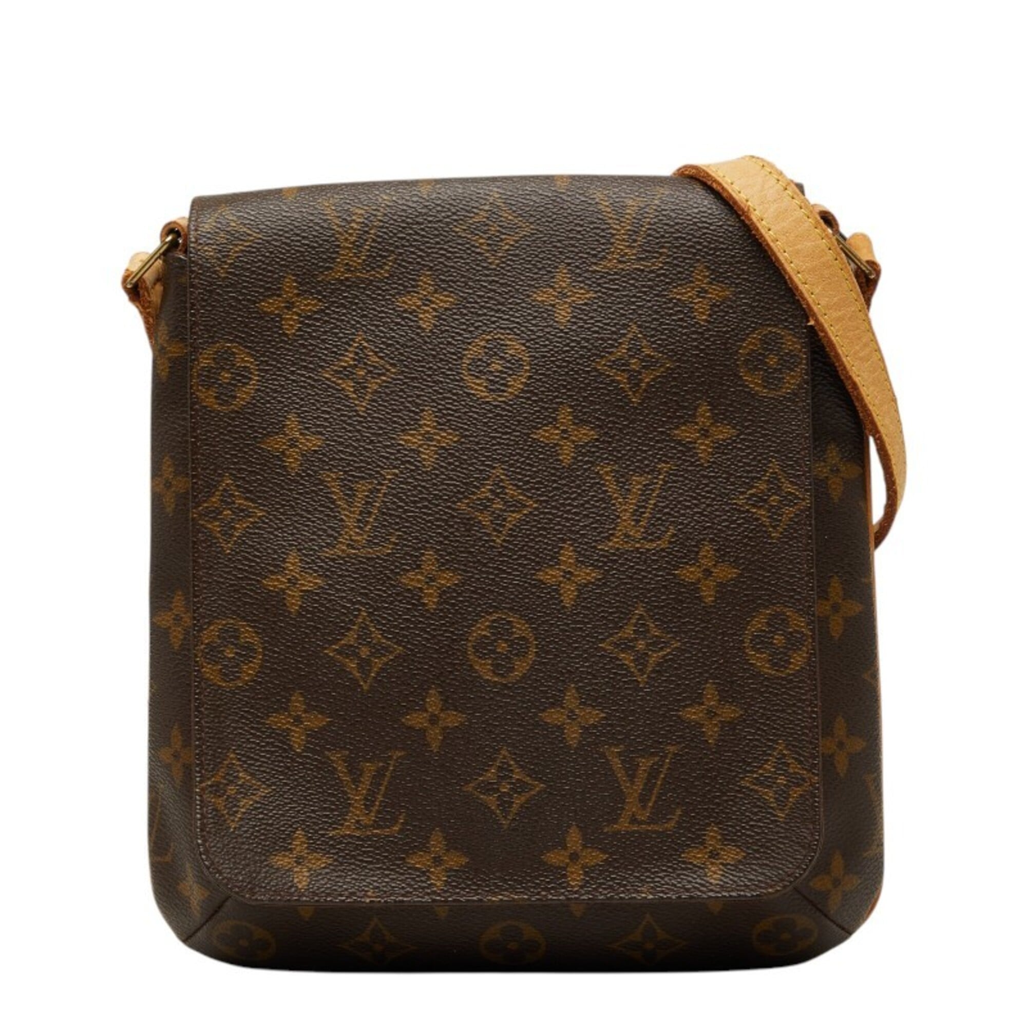 Louis Vuitton Brown Pvc Leather Shoulder Bag (Pre-Owned)