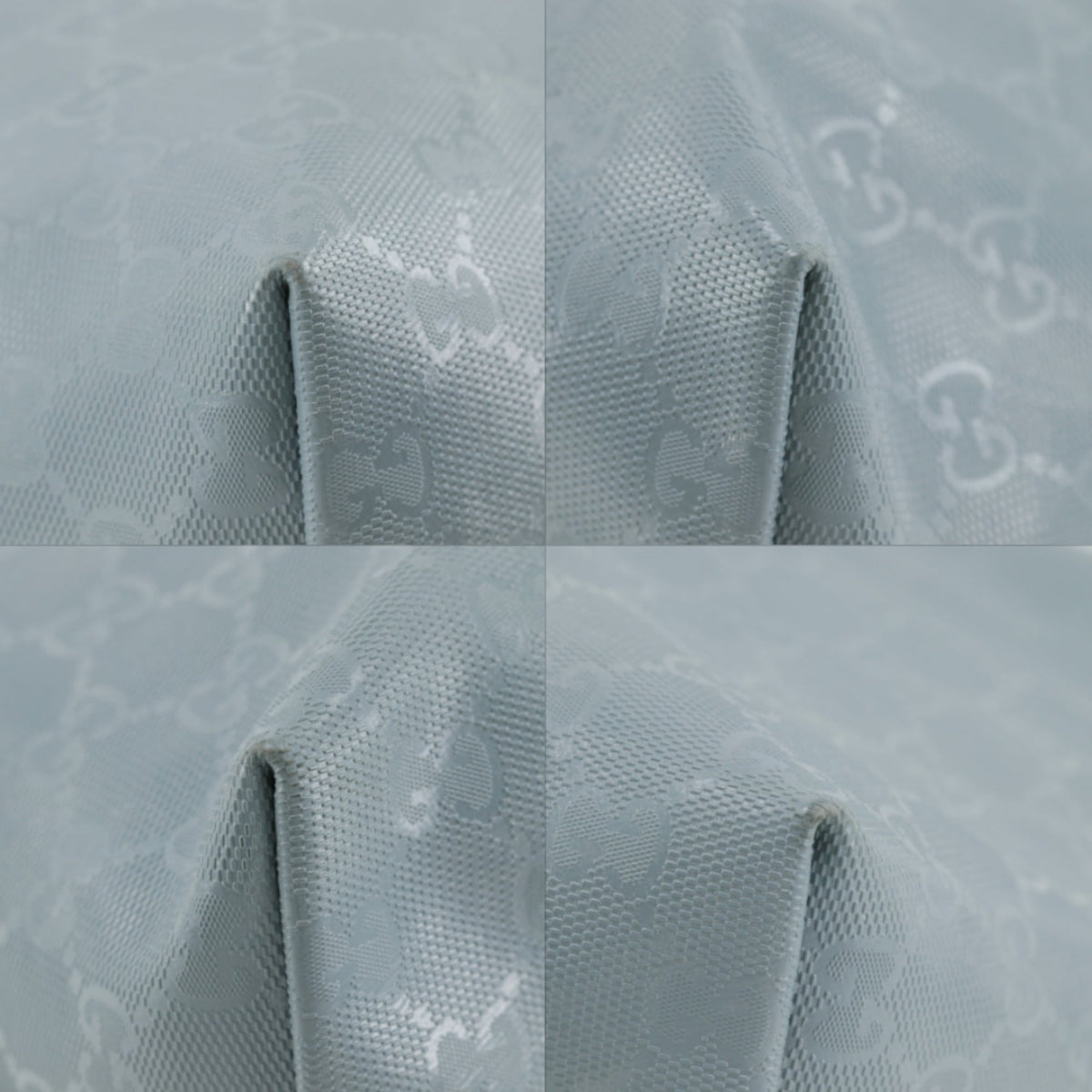 Gucci Light Blue Gg Imprimé Tote Bag (Pre-Owned)