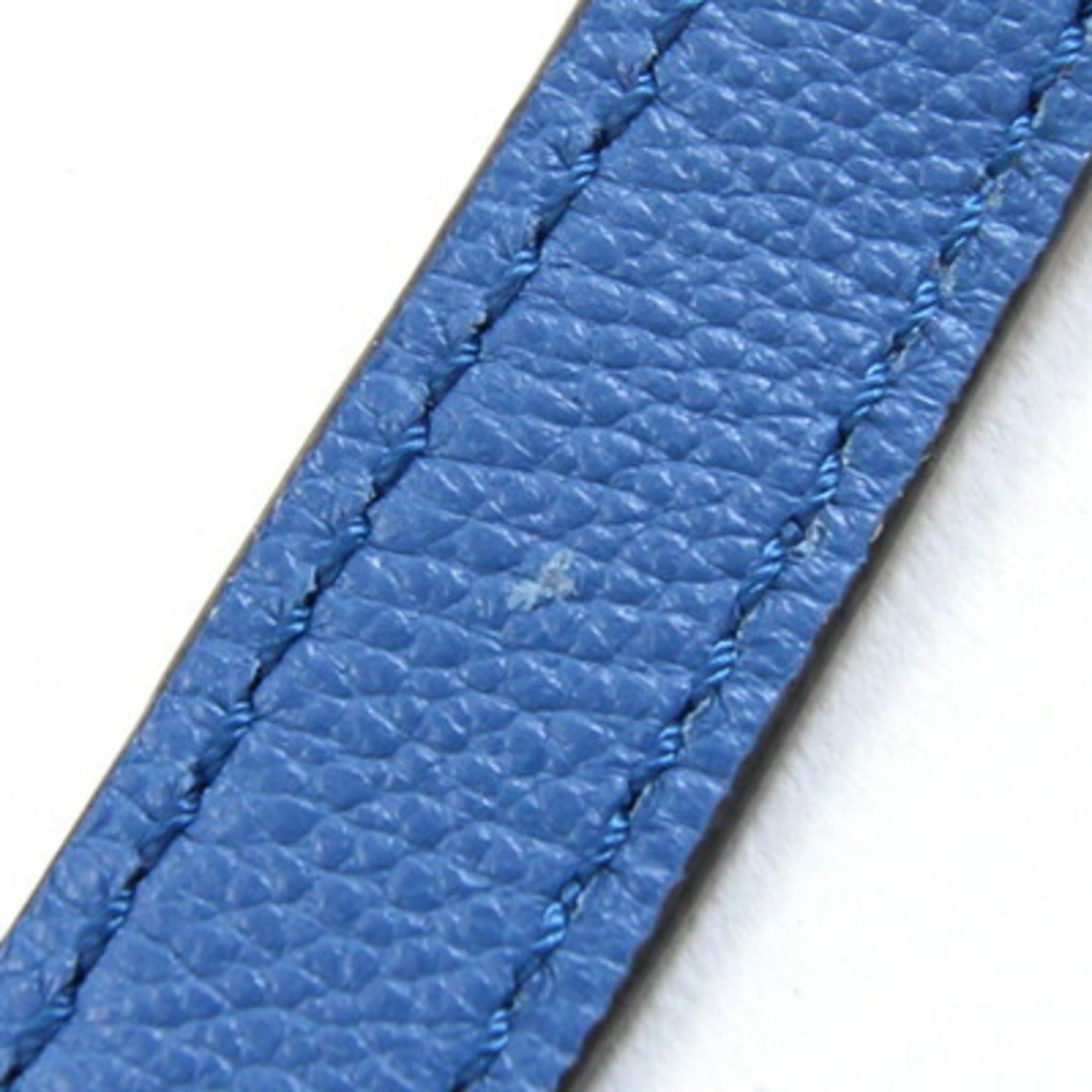 Tod's Blue Leather Handbag Shoulder Bag (Pre-Owned)