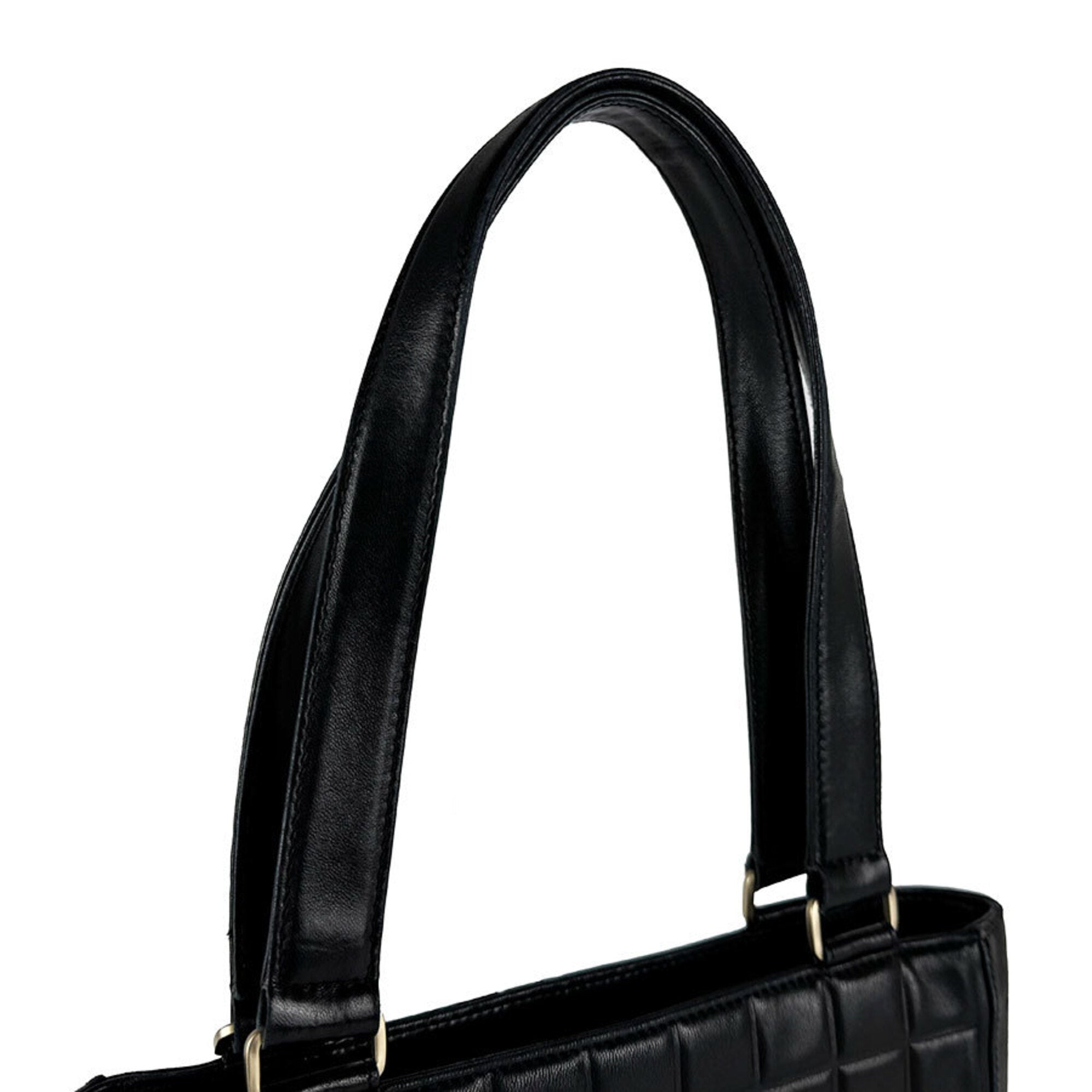Chanel Black Leather Handbag (Pre-Owned)