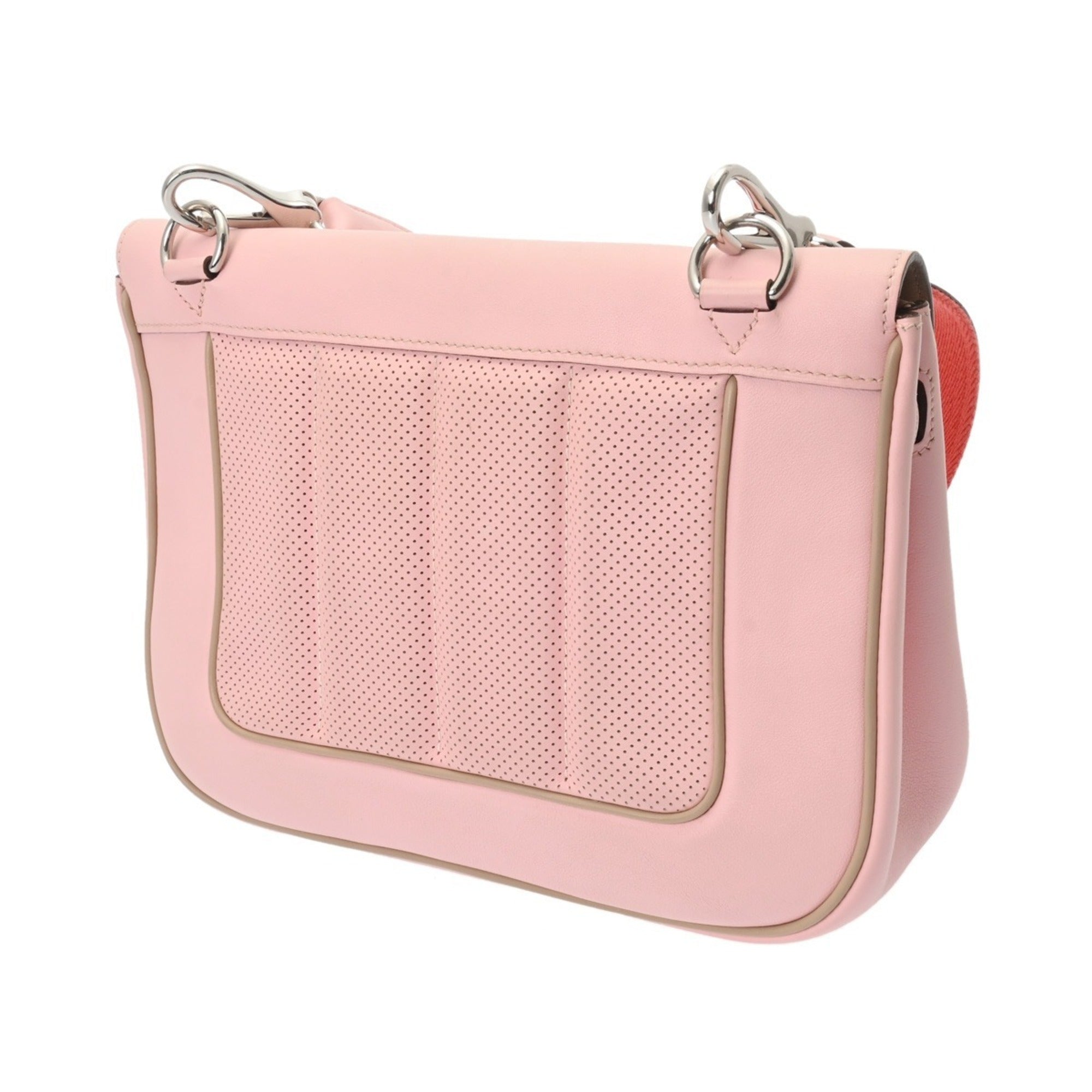 Hermes Rose Sakura Swift Leather Shoulder Bag (Pre-Owned)