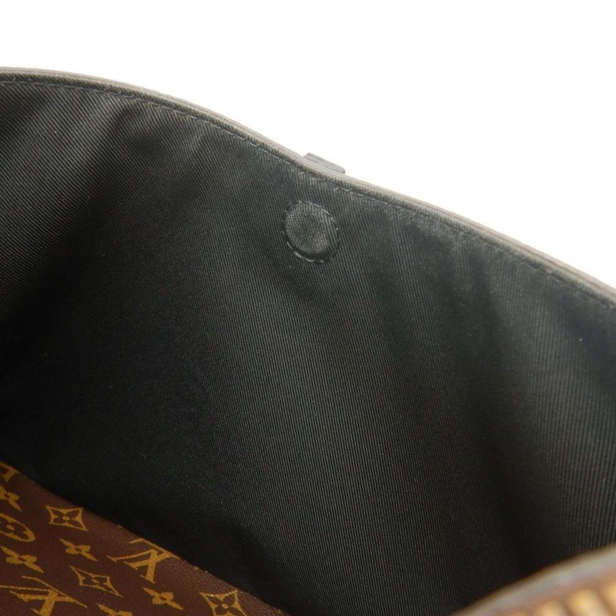 Louis Vuitton Brown Monogram Canvas Shoulder Bag (Pre-Owned)