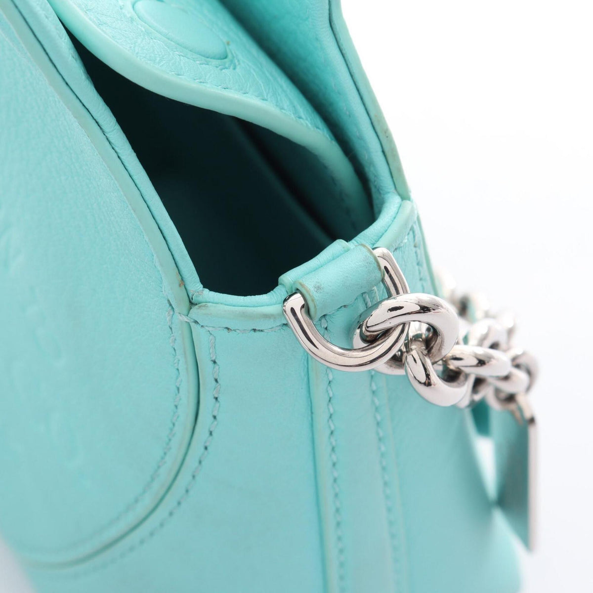 Tiffany Green Leather Handbag (Pre-Owned)