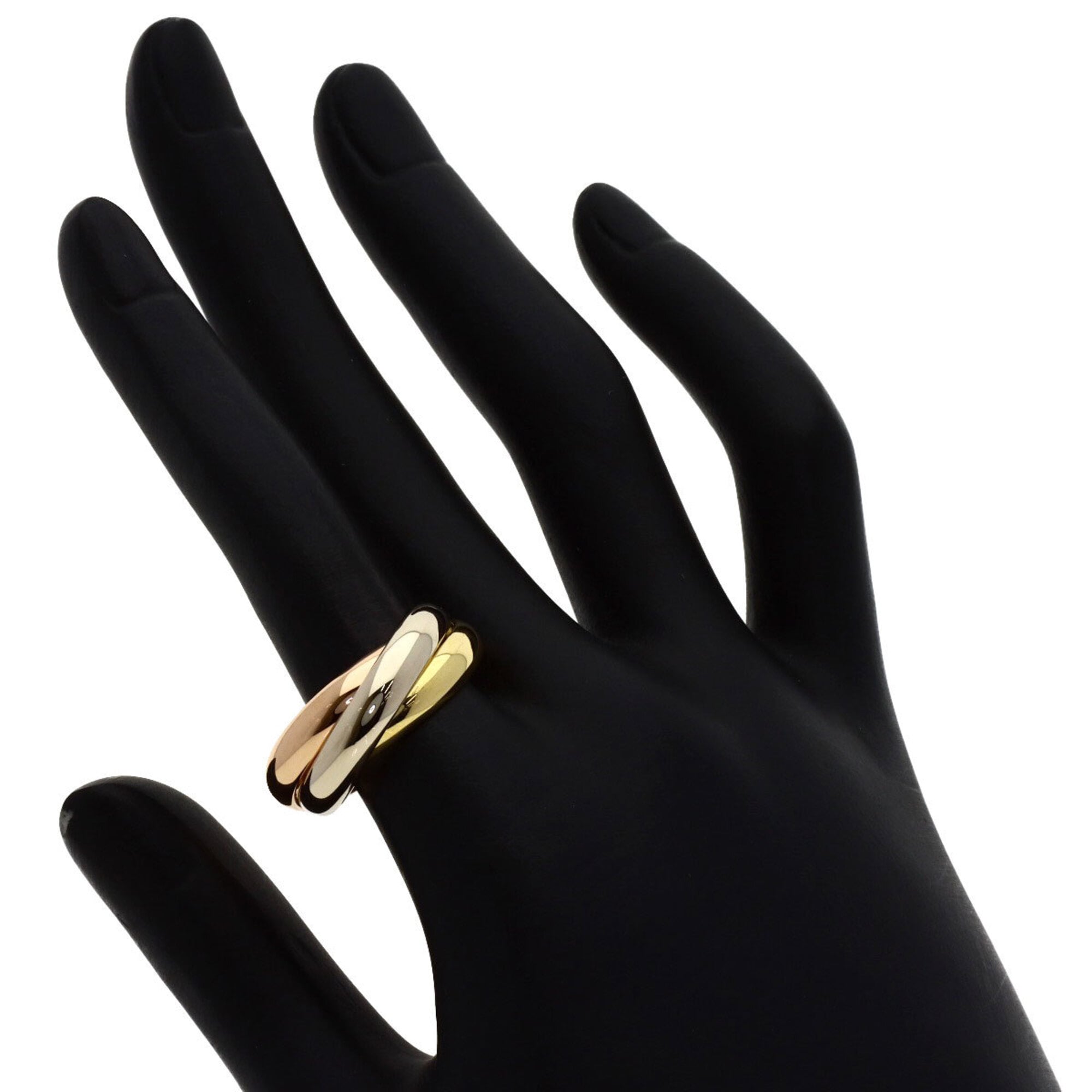Cartier Trinity Yellow Gold (18K) Pink Gold (18K) White Gold (18K) Band Ring (Pre-Owned)