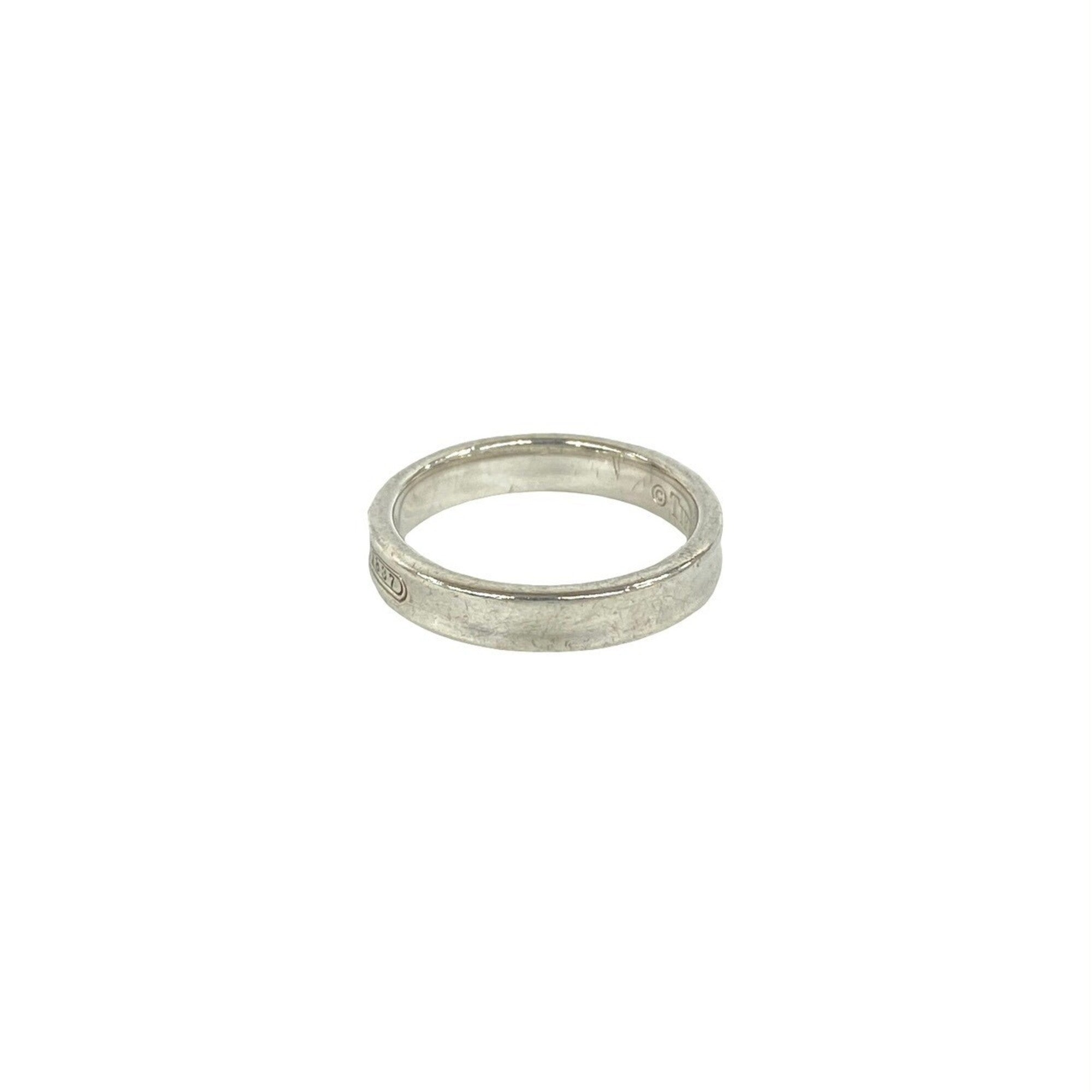 Tiffany Silver Silver 925 Band Ring (Pre-Owned)
