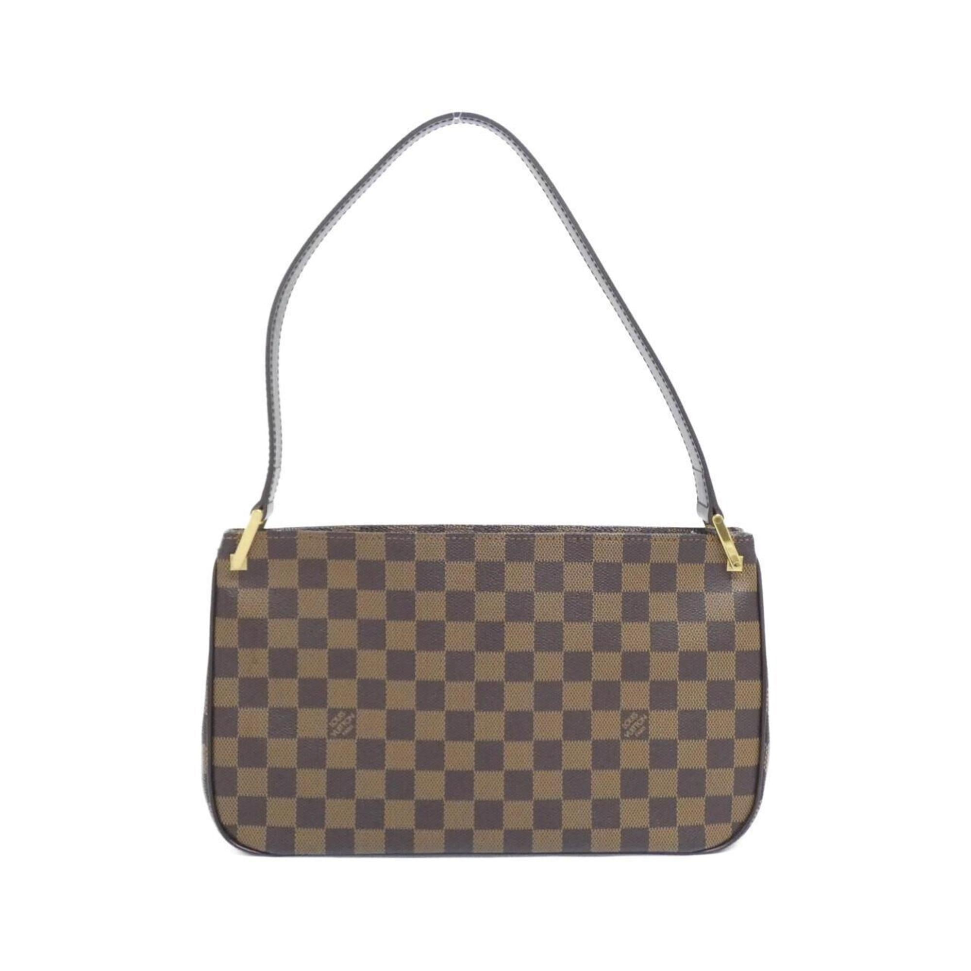 Louis Vuitton Brown Coated Canvas Shoulder Bag (Pre-Owned)